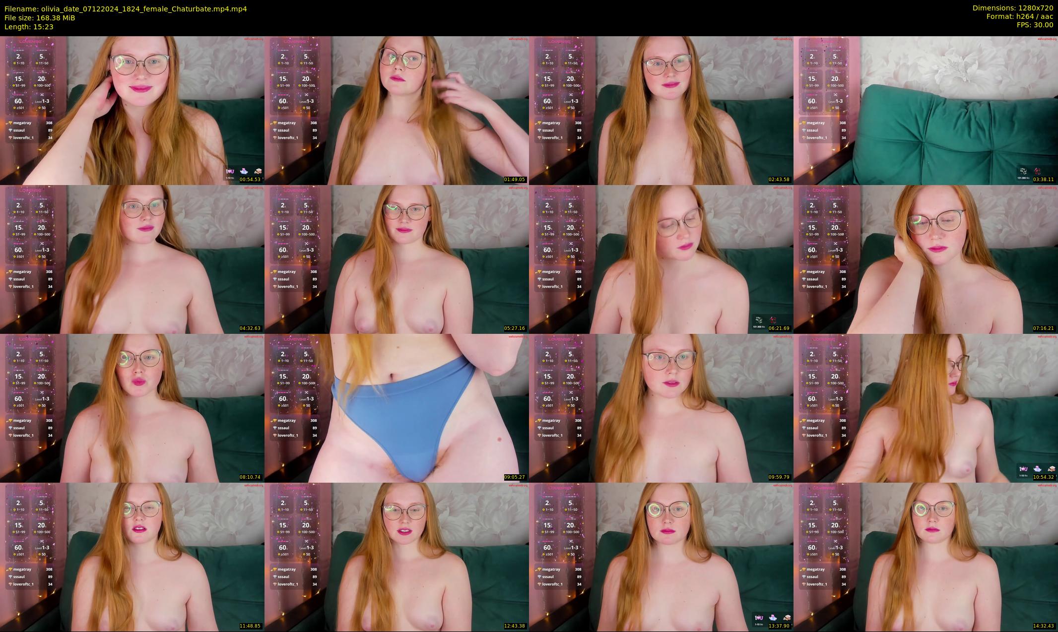 olivia_date — 16 minute Chaturbate female cam show recording, 720p, Dec 7, 2024