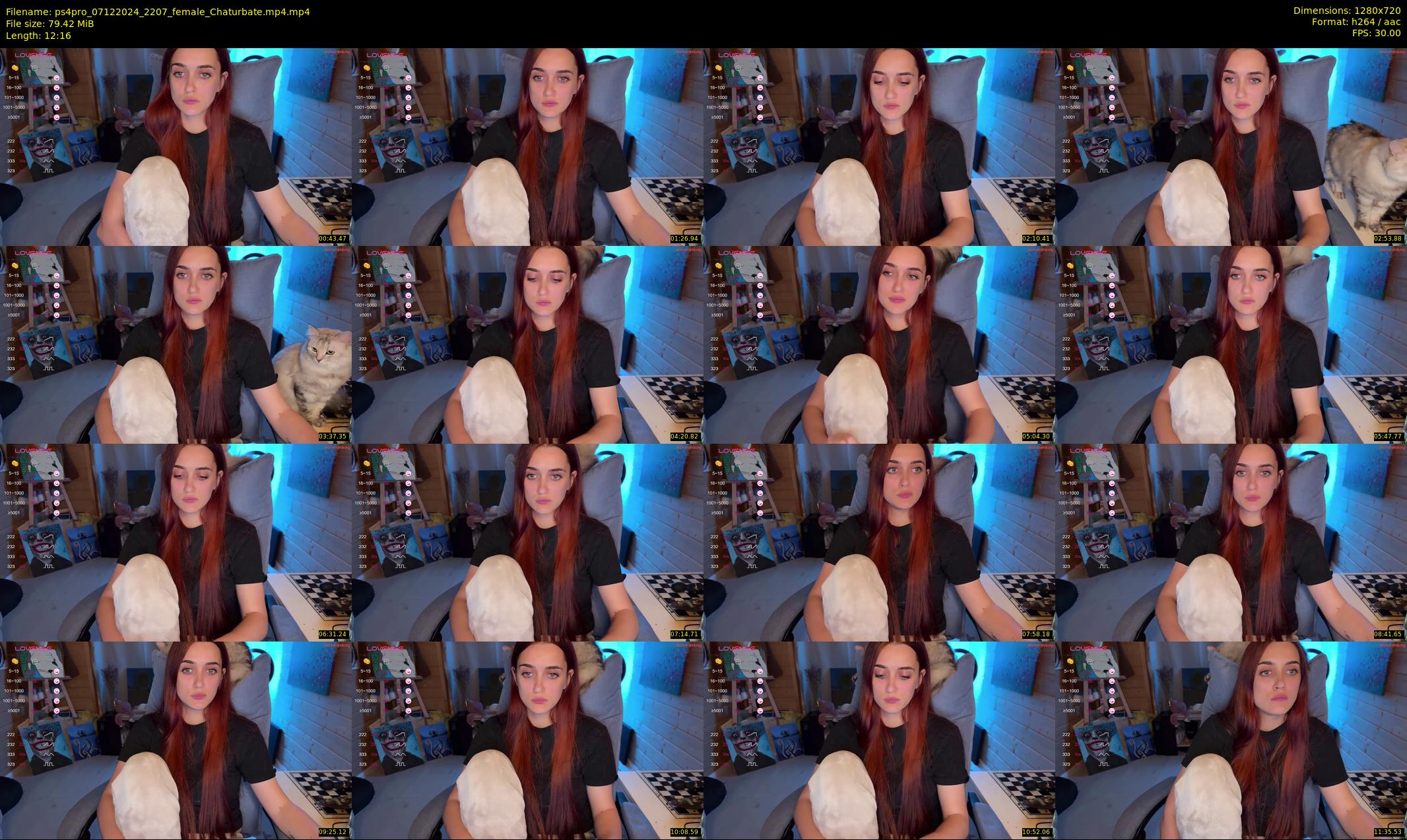 ps4pro — 13 minute Chaturbate female cam show recording, 720p, Dec 7, 2024
