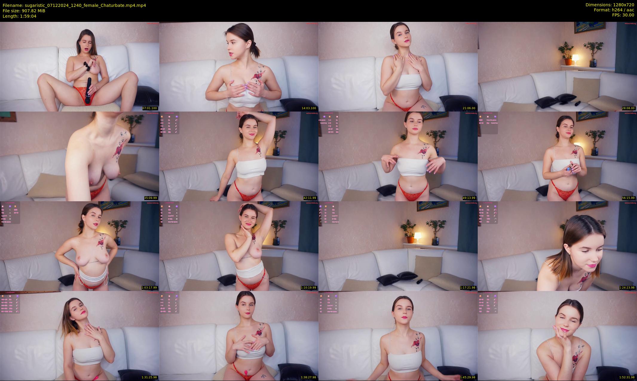sugaristic — 120 minute Chaturbate female cam show recording, 720p, Dec 7, 2024