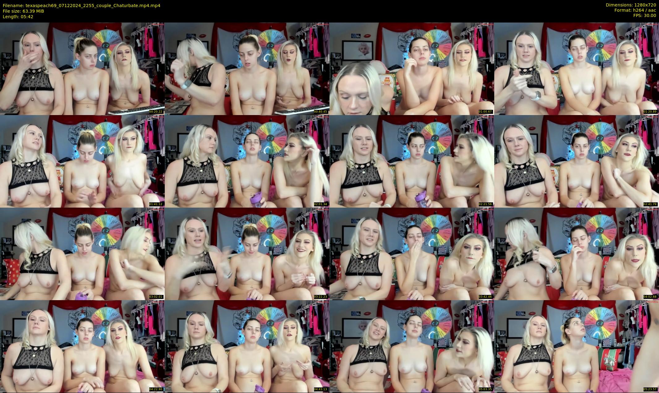 texaspeach69 — 6 minute Chaturbate female cam show recording, 720p, Dec 7, 2024