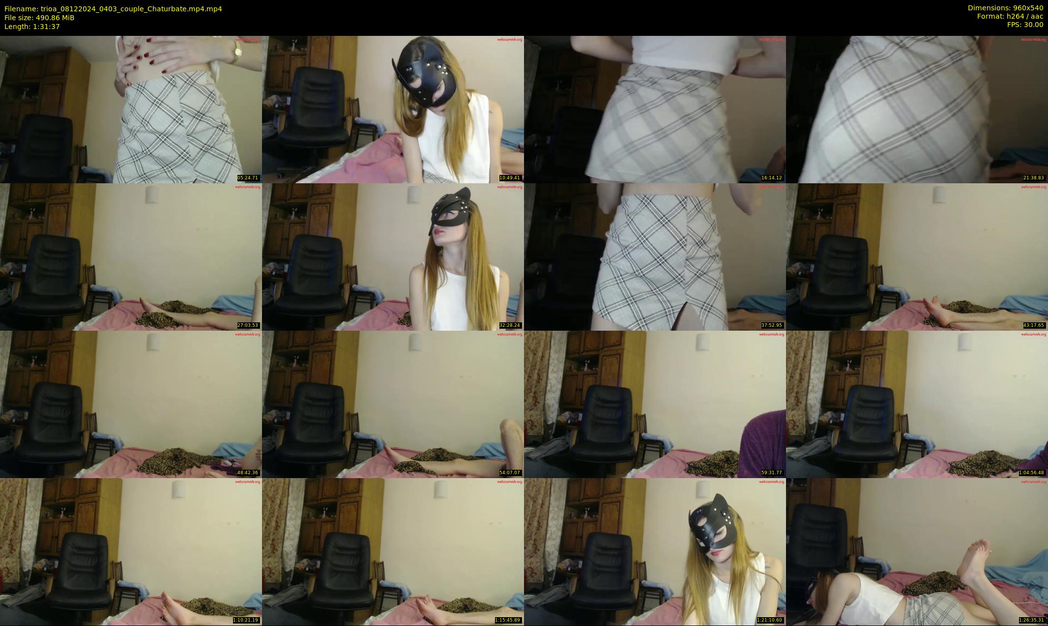 trioa — 92 minute Chaturbate couple cam show recording, 480p, Dec 8, 2024