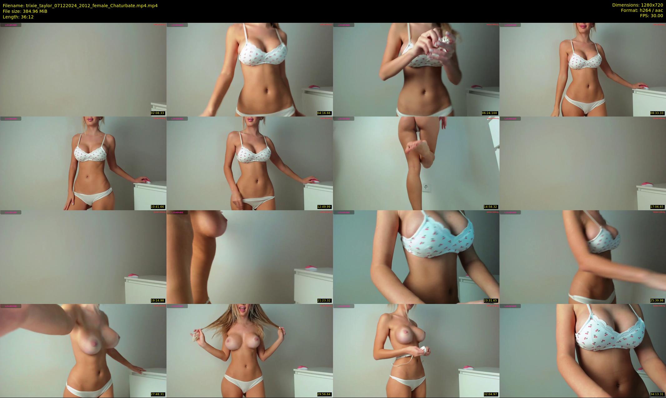 trixie_taylor — 37 minute Chaturbate female cam show recording, 720p, Dec 7, 2024