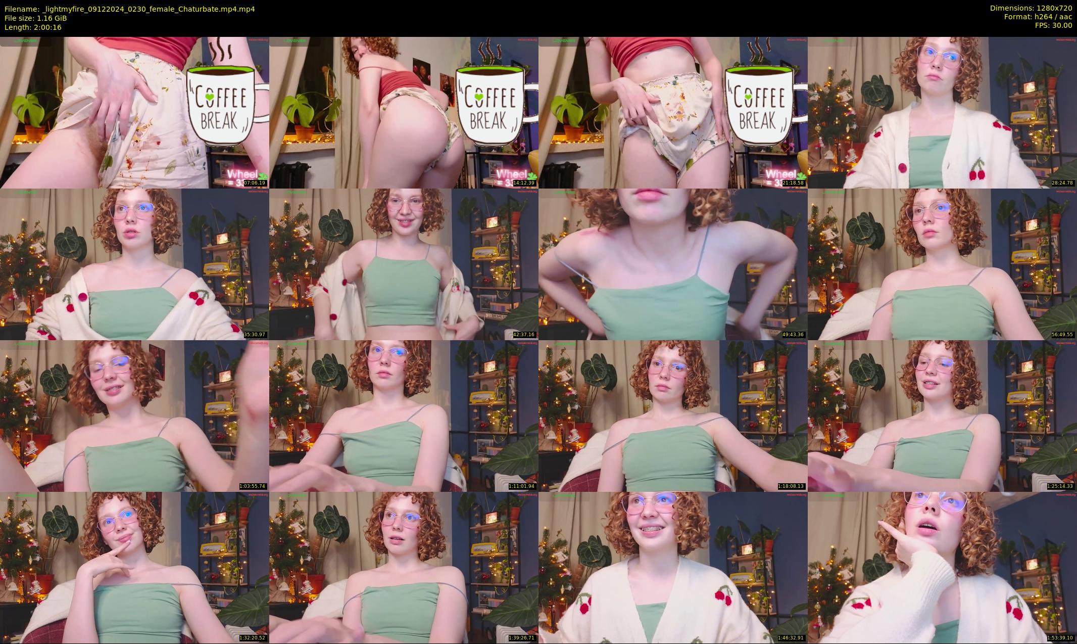 _lightmyfire — 121 minute Chaturbate female cam show recording, 720p, Dec 9, 2024