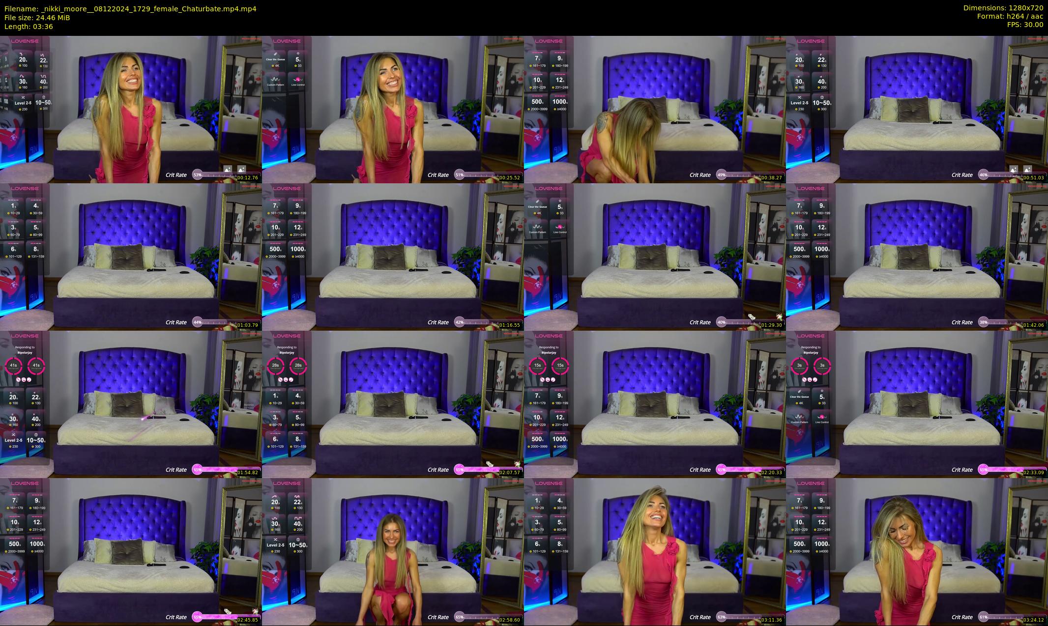 _nikki_moore_ — 4 minute Chaturbate female cam show recording, 720p, Dec 8, 2024