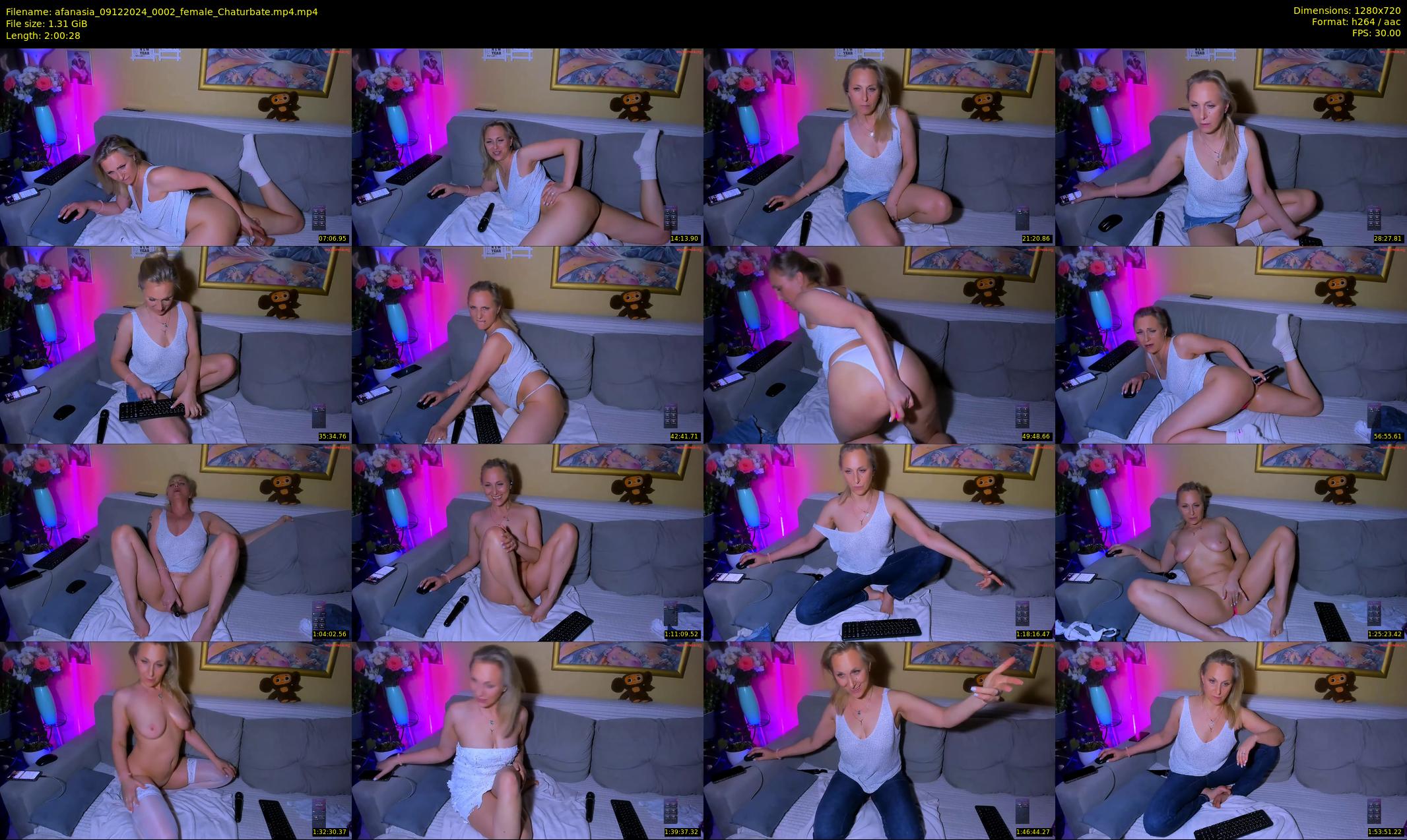 afanasia — 121 minute Chaturbate female cam show recording, 720p, Dec 9, 2024