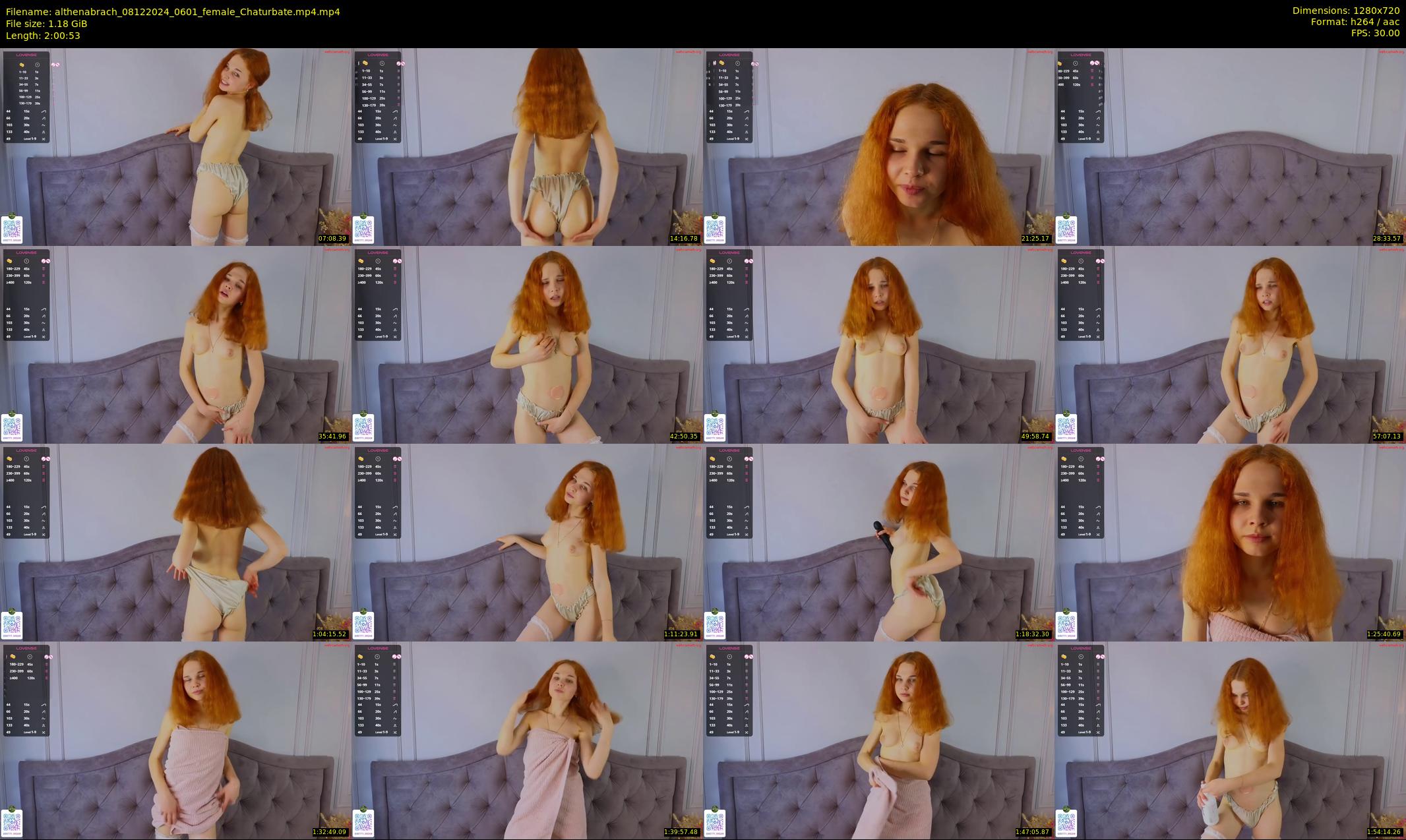 althenabrach — 121 minute Chaturbate female cam show recording, 720p, Dec 8, 2024