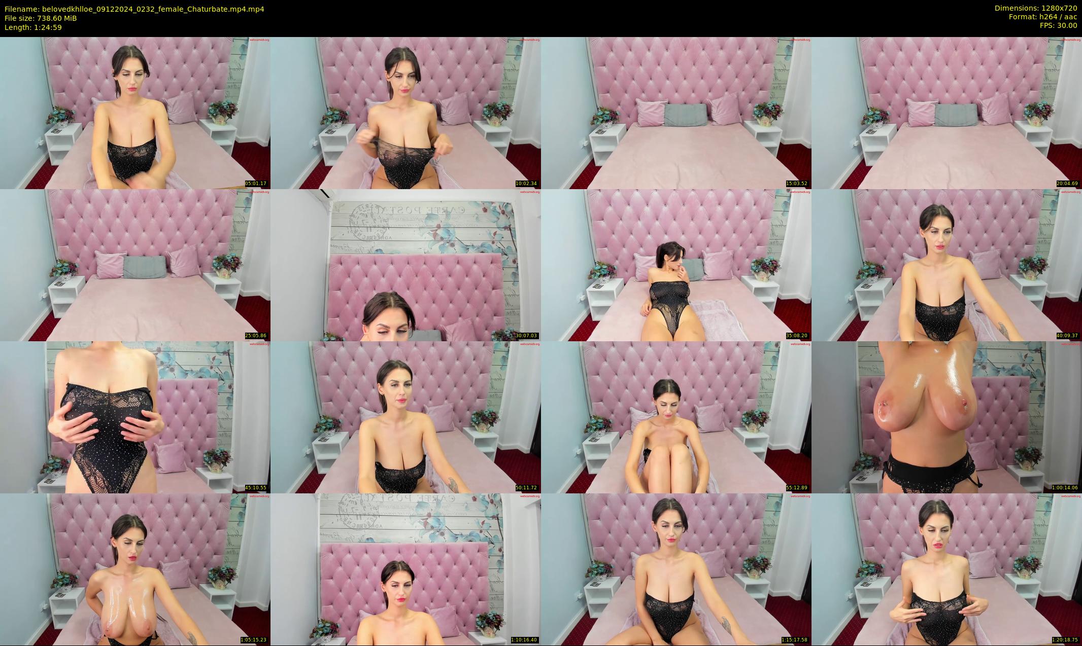 belovedkhlloe — 85 minute Chaturbate female cam show recording, 720p, Dec 9, 2024