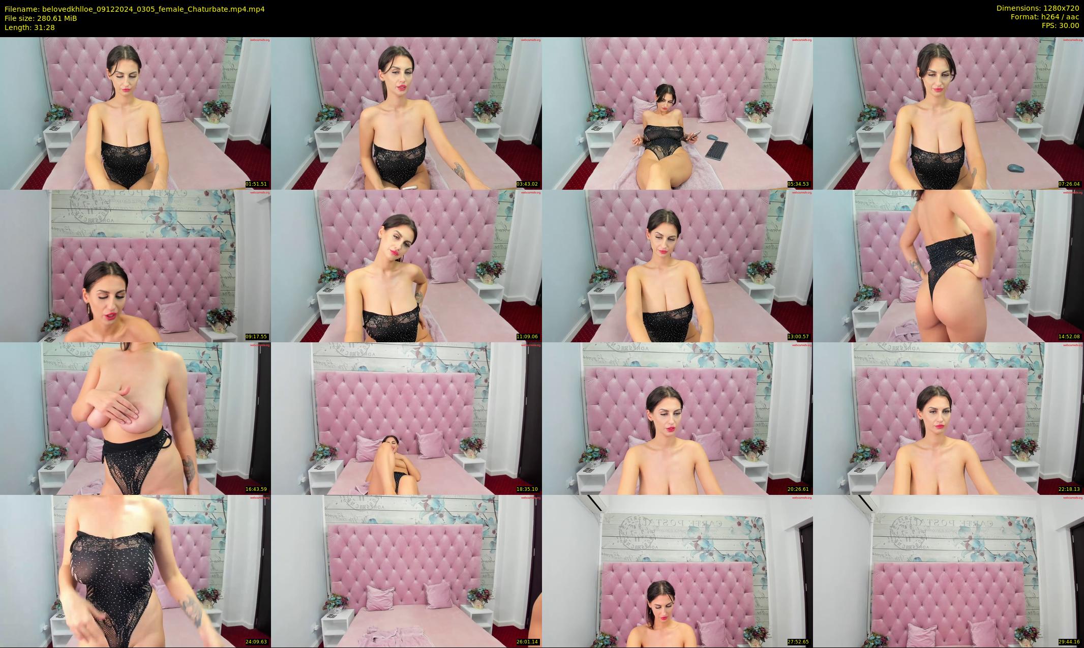 belovedkhlloe — 32 minute Chaturbate female cam show recording, 720p, Dec 9, 2024