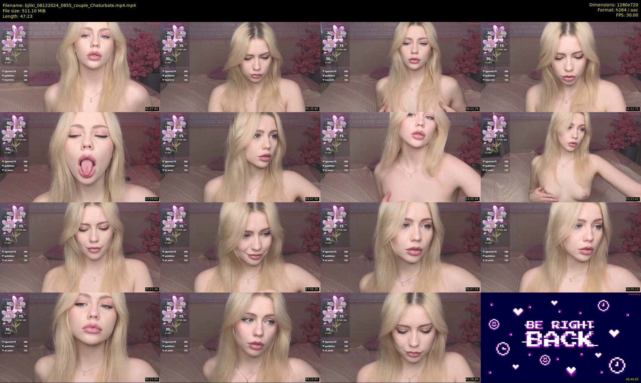 bjliki — 48 minute Chaturbate couple cam show recording, 720p, Dec 8, 2024