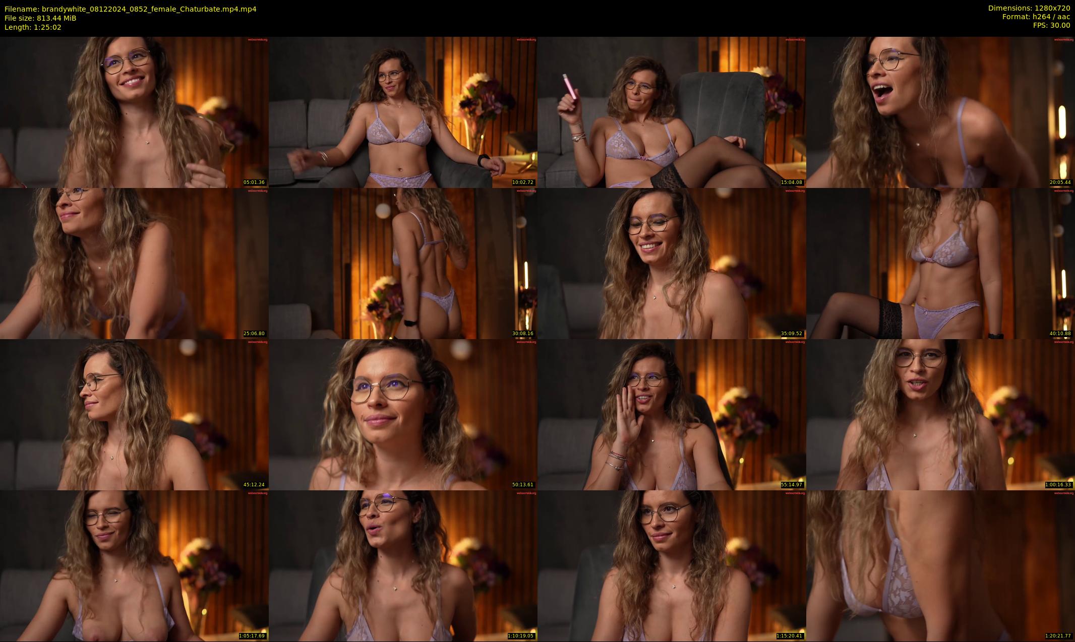 brandywhite — 86 minute Chaturbate female cam show recording, 720p, Dec 8, 2024