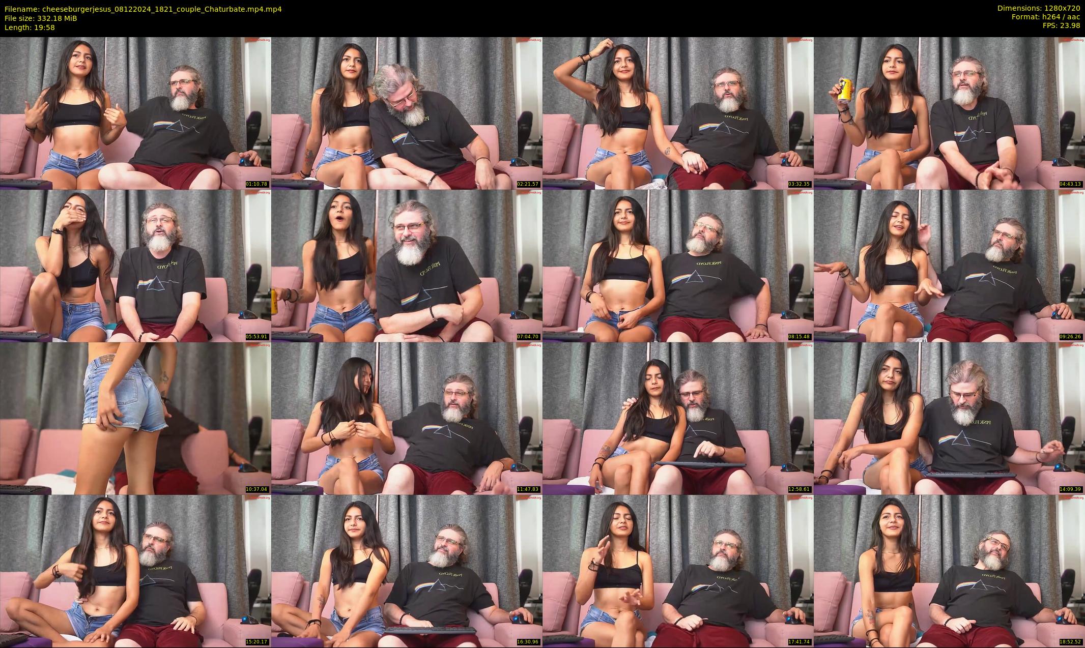 cheeseburgerjesus — 20 minute Chaturbate couple cam show recording, 720p, Dec 8, 2024