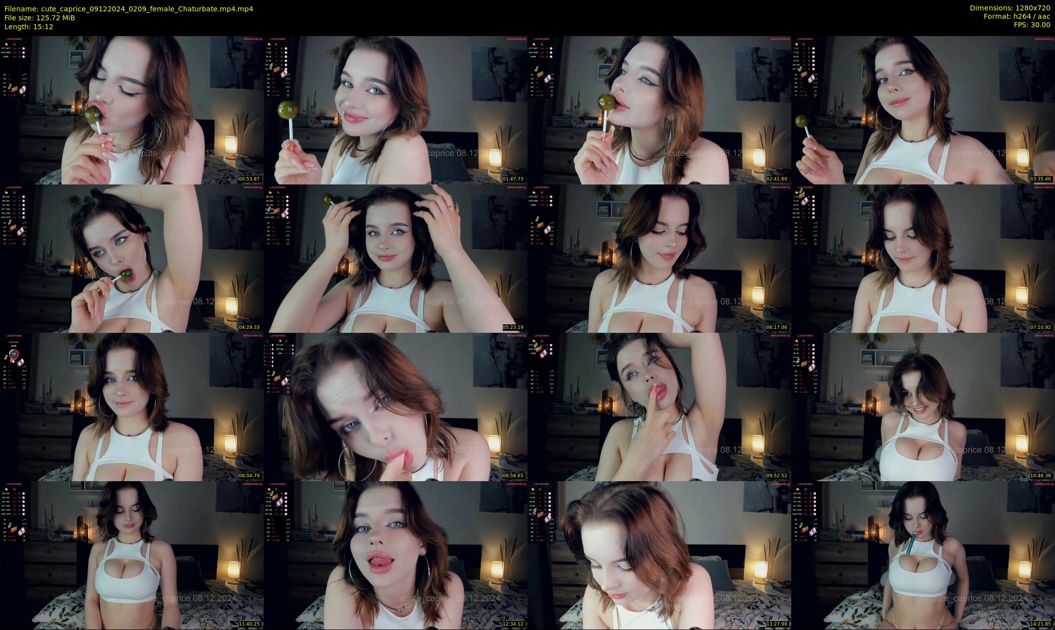 cute_caprice — 16 minute Chaturbate female cam show recording, 720p, Dec 9, 2024