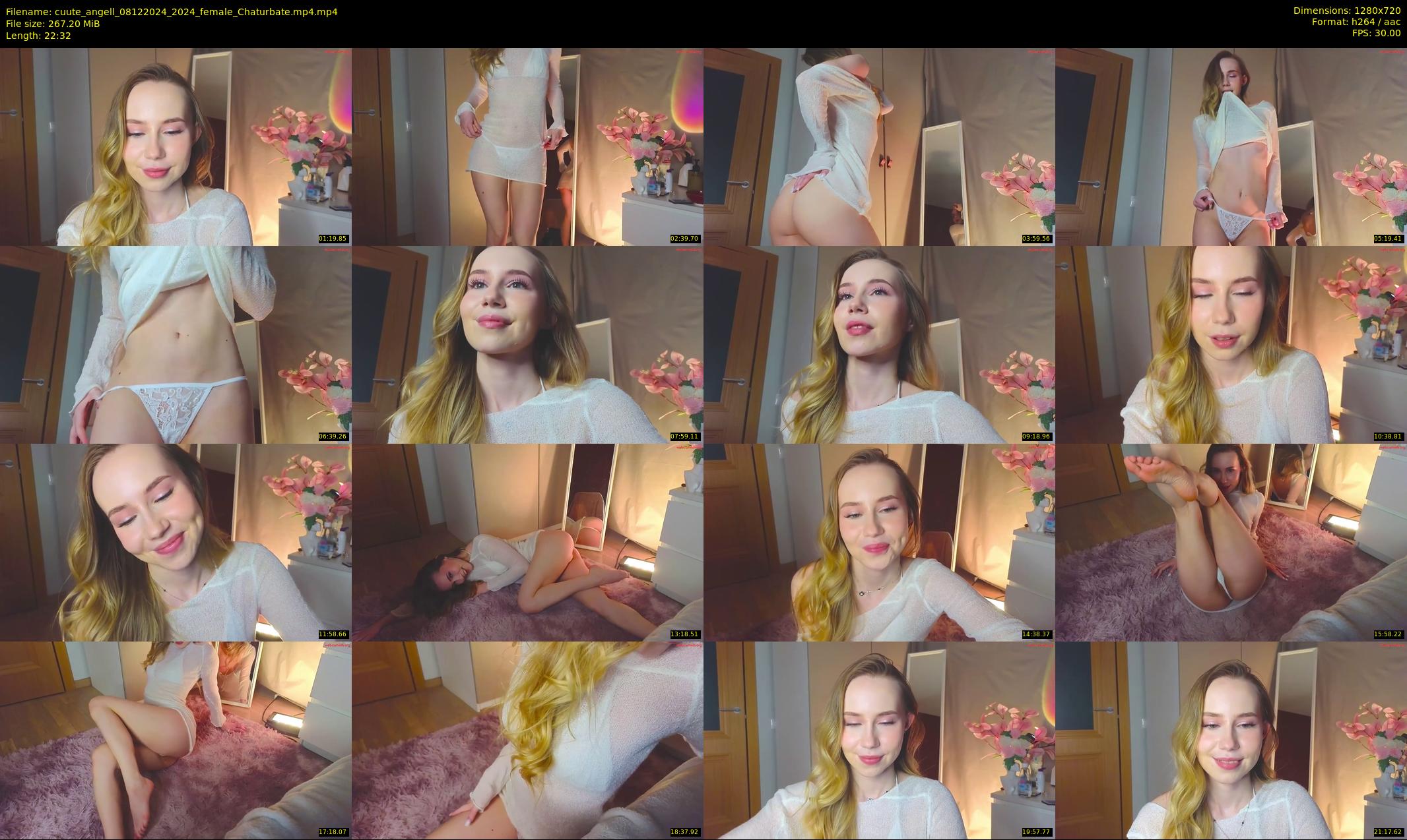 cuute_angell — 23 minute Chaturbate female cam show recording, 720p, Dec 8, 2024