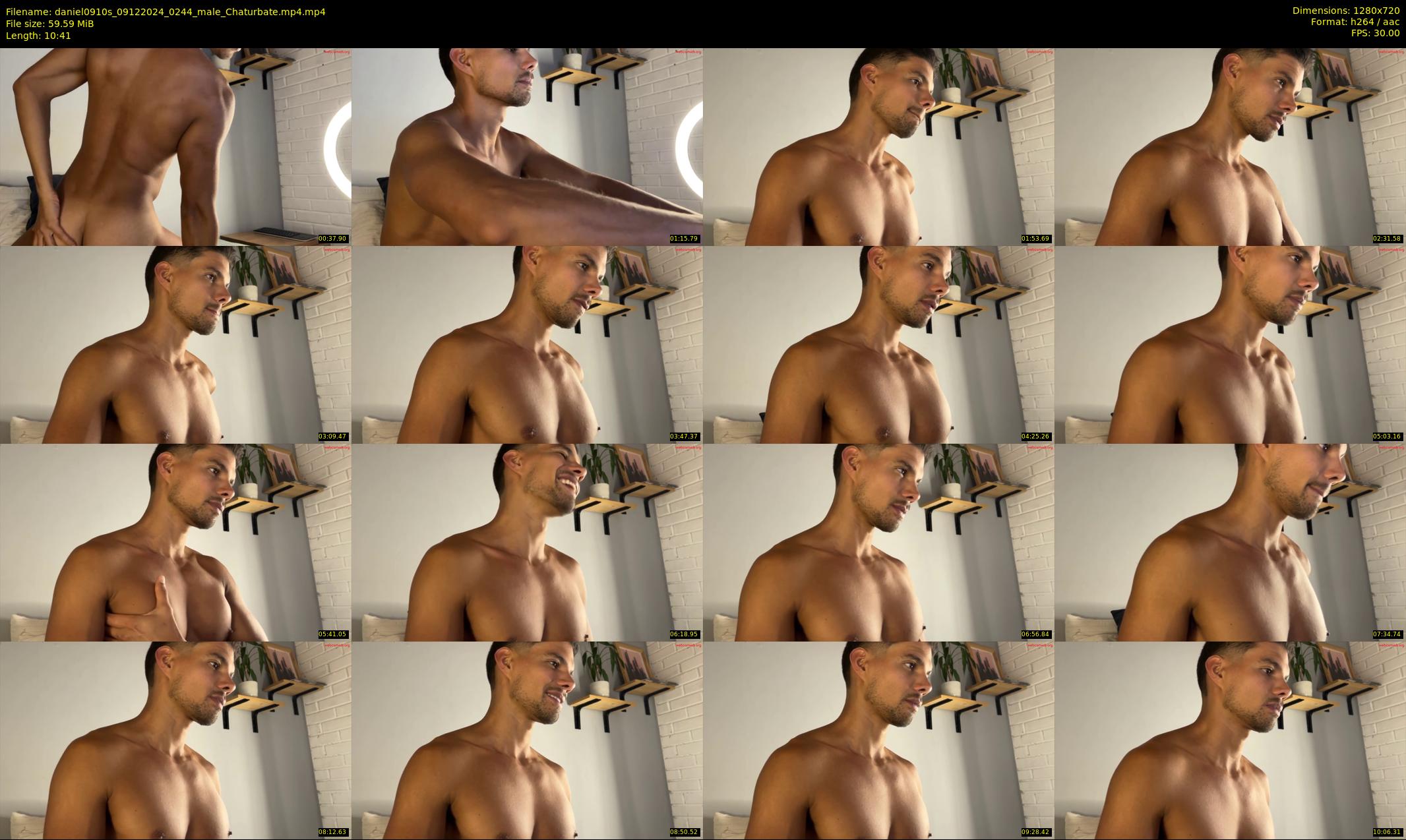 daniel0910s — 11 minute Chaturbate male cam show recording, 720p, Dec 9, 2024