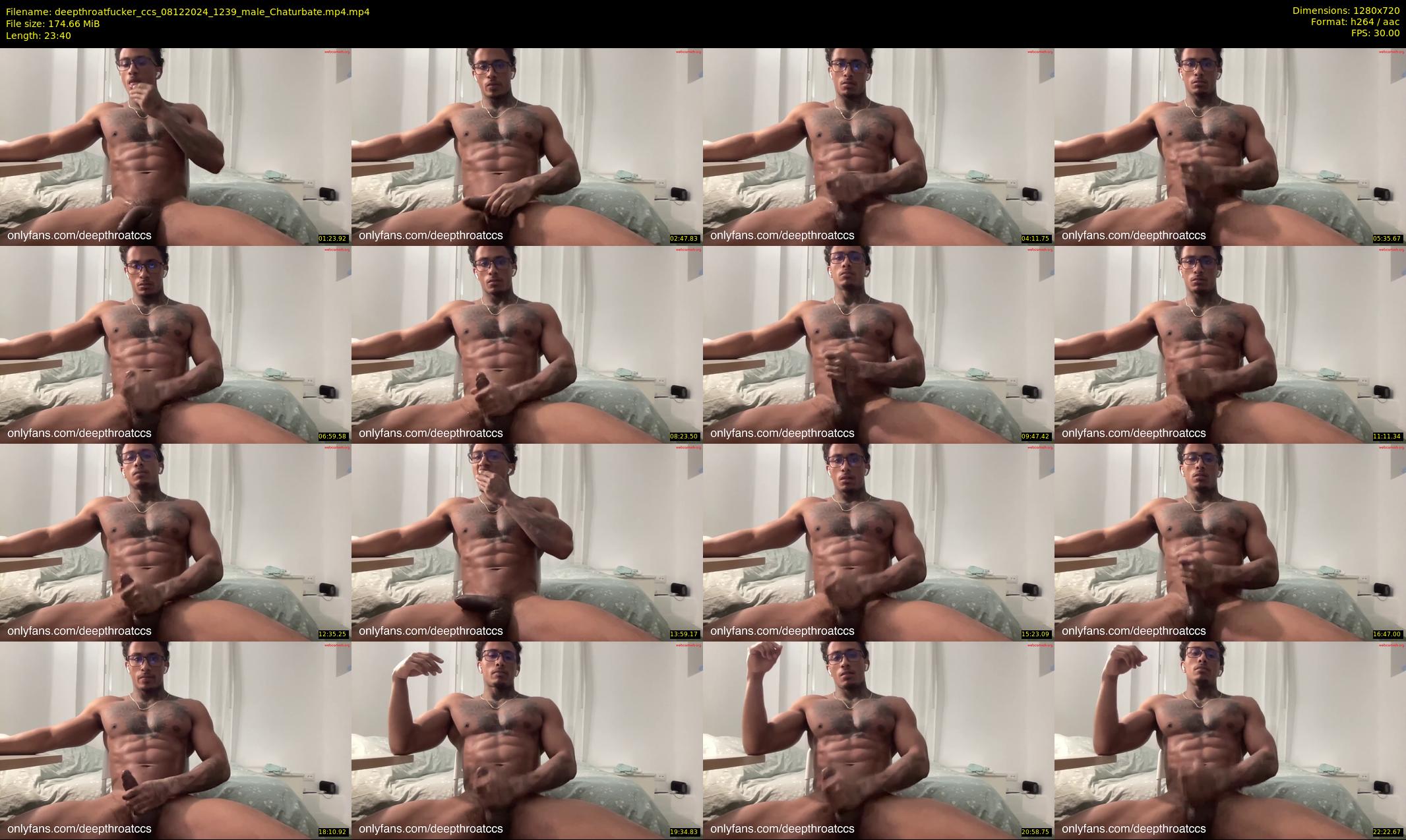 deepthroatfucker_ccs — 24 minute Chaturbate male cam show recording, 720p, Dec 8, 2024