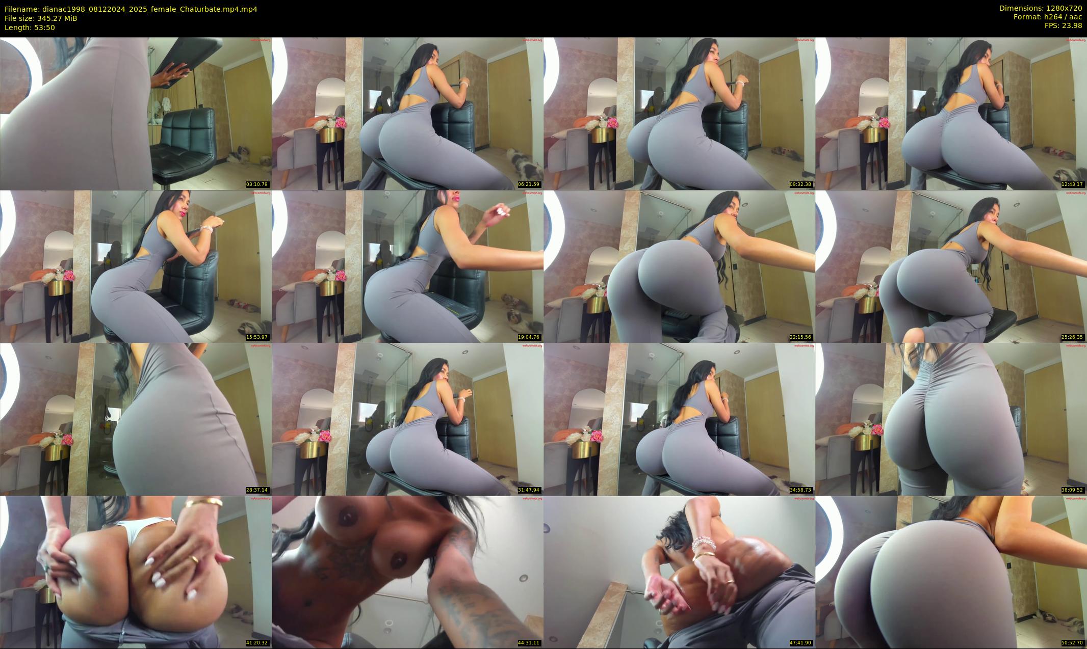dianac1998 — 54 minute Chaturbate female cam show recording, 720p, Dec 8, 2024