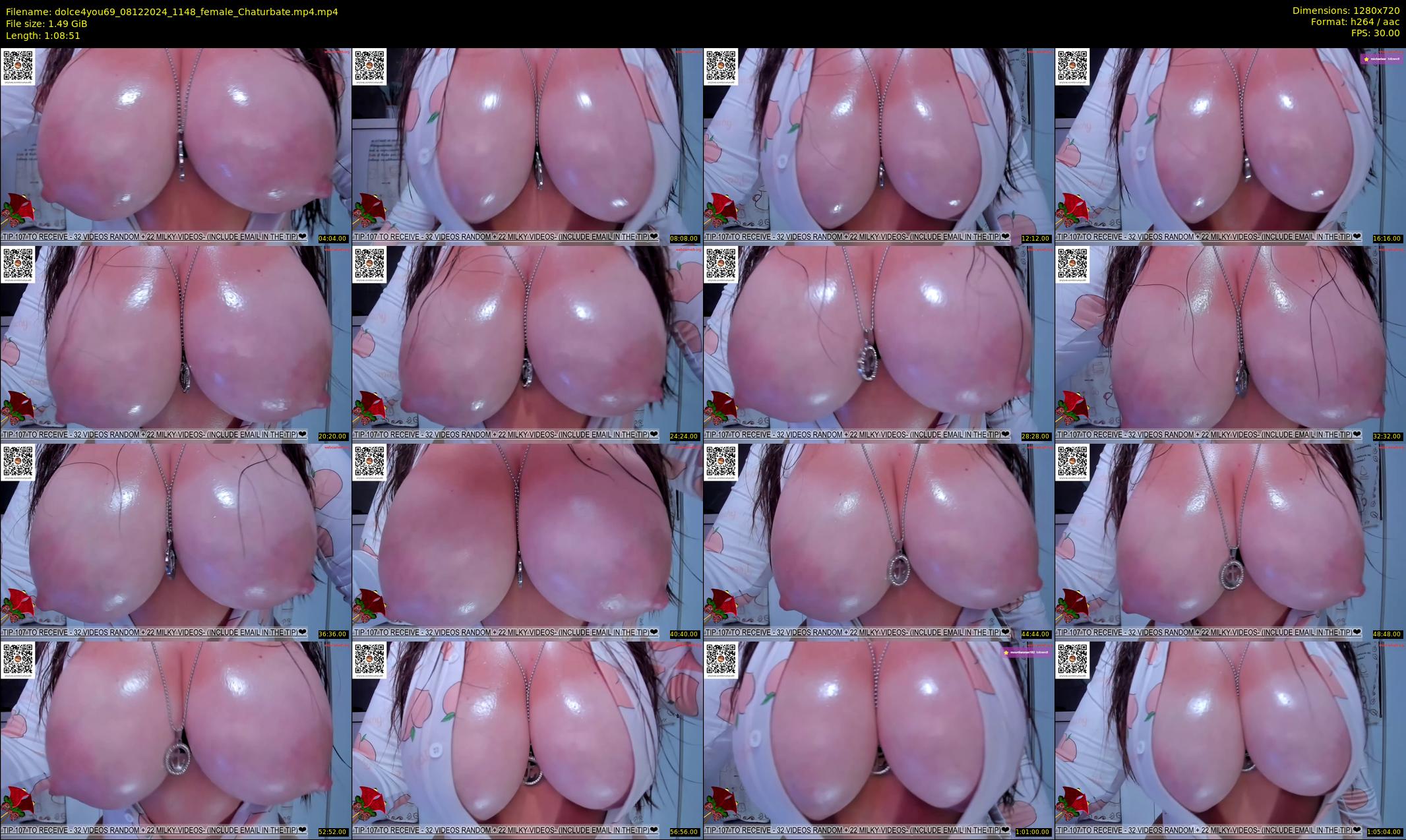 dolce4you69 — 69 minute Chaturbate female cam show recording, 720p, Dec 8, 2024