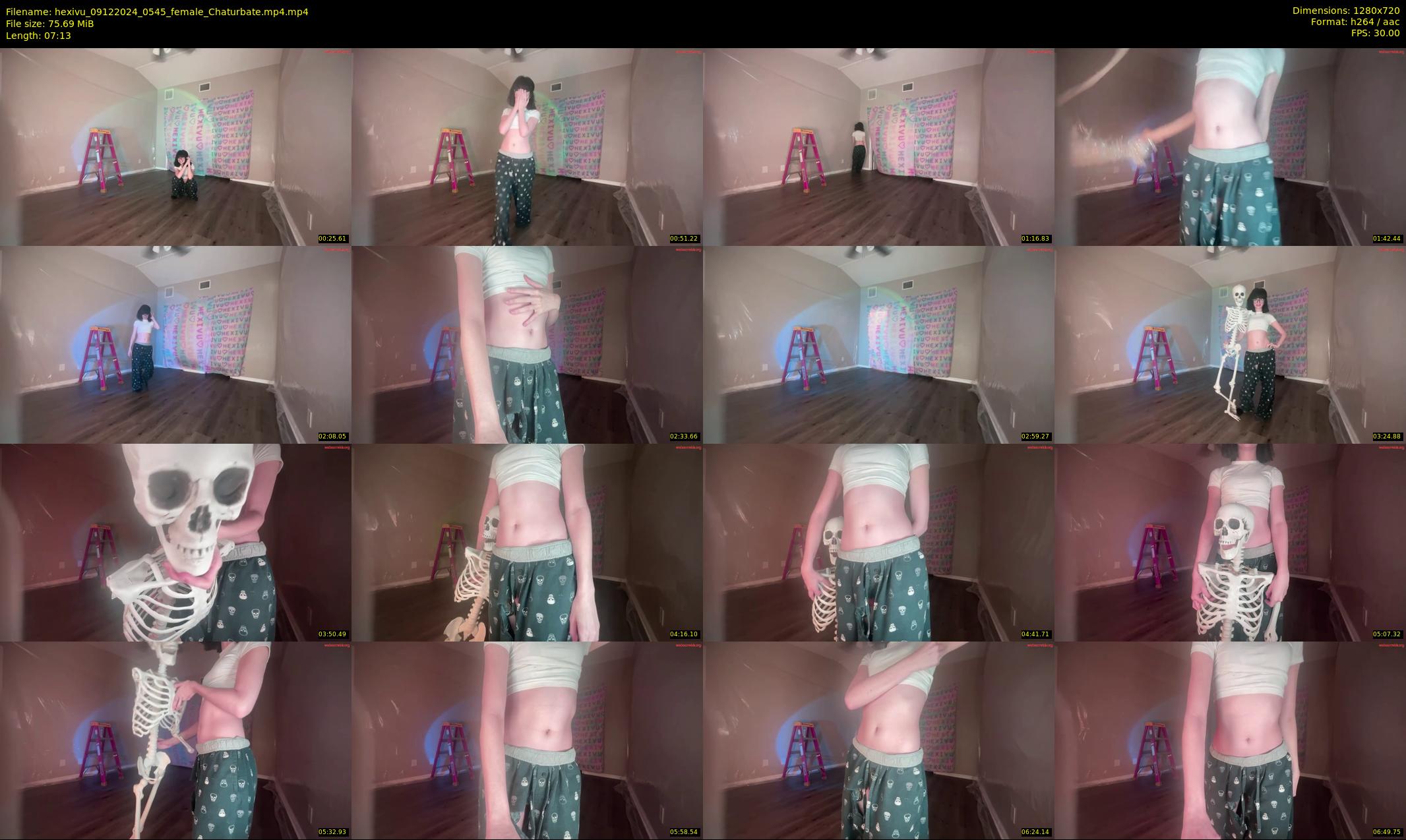 hexivu — 8 minute Chaturbate female cam show recording, 720p, Dec 9, 2024
