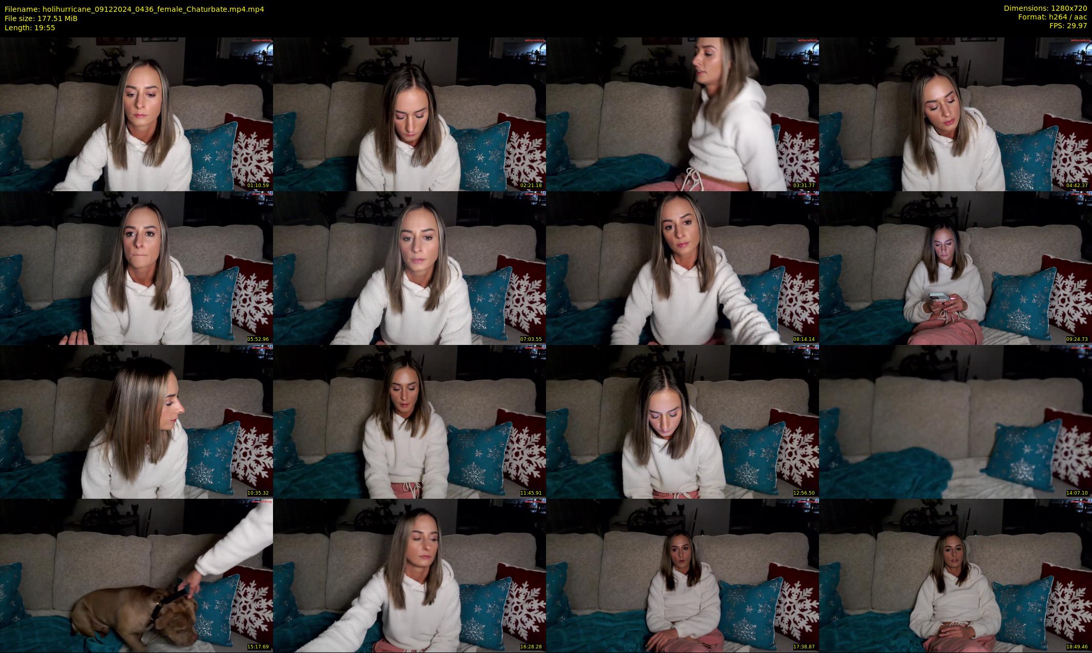 holihurricane — 20 minute Chaturbate female cam show recording, 720p, Dec 9, 2024