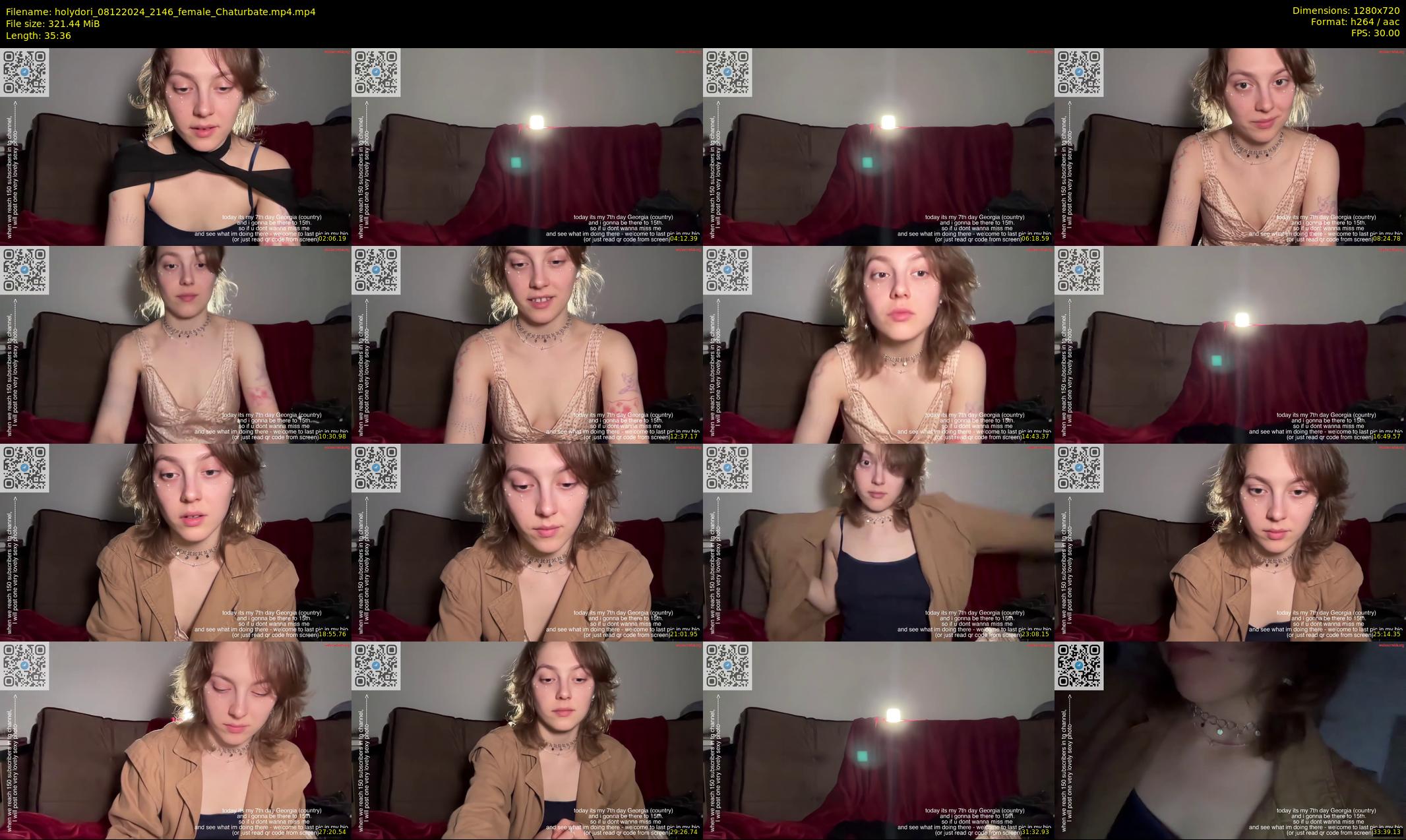 holydori — 36 minute Chaturbate female cam show recording, 720p, Dec 8, 2024