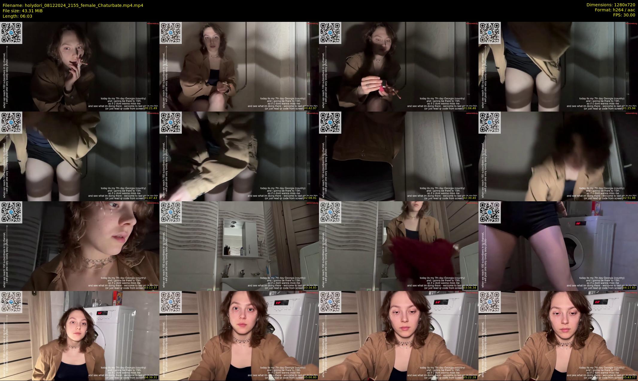 holydori — 7 minute Chaturbate female cam show recording, 720p, Dec 8, 2024