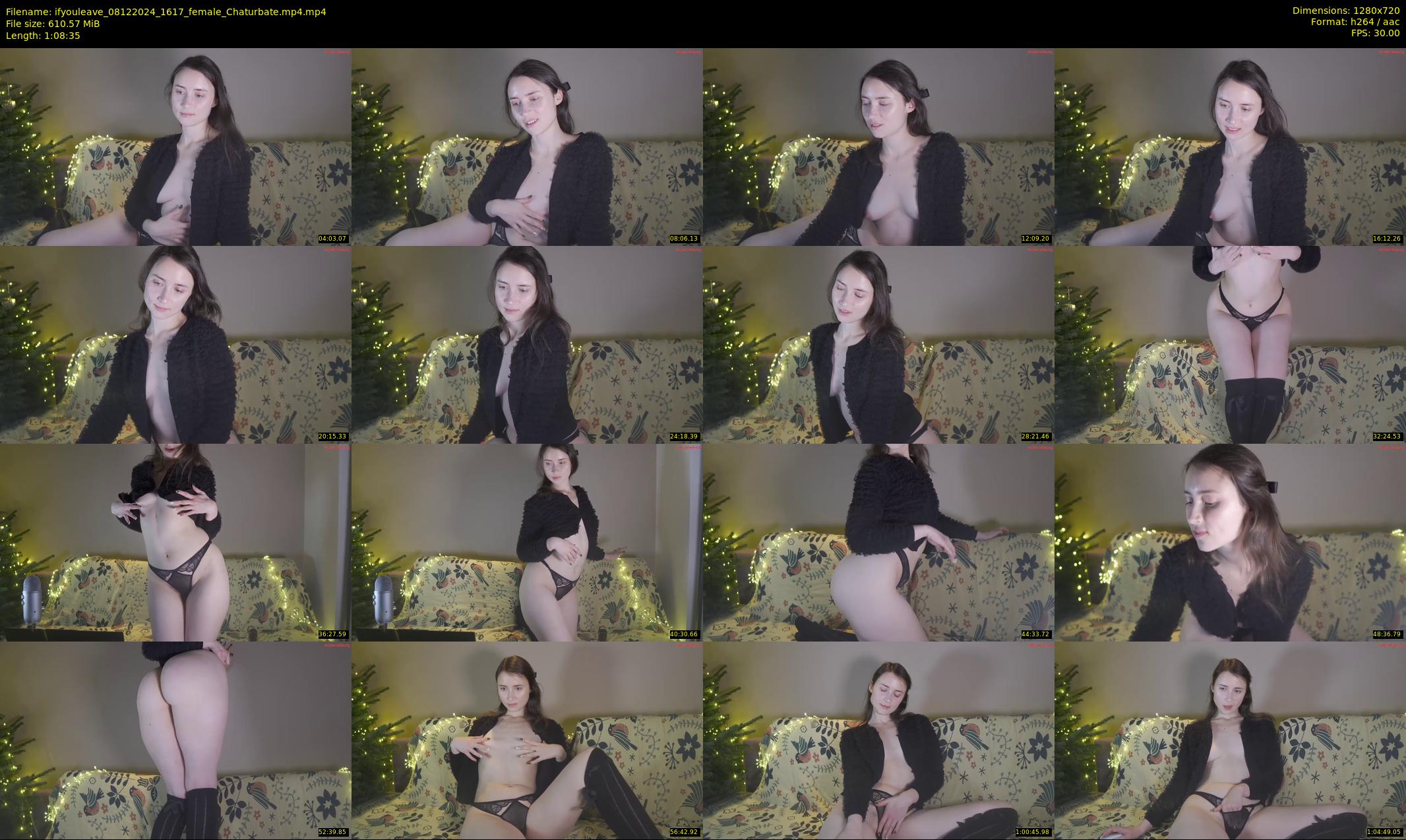 ifyouleave — 69 minute Chaturbate female cam show recording, 720p, Dec 8, 2024