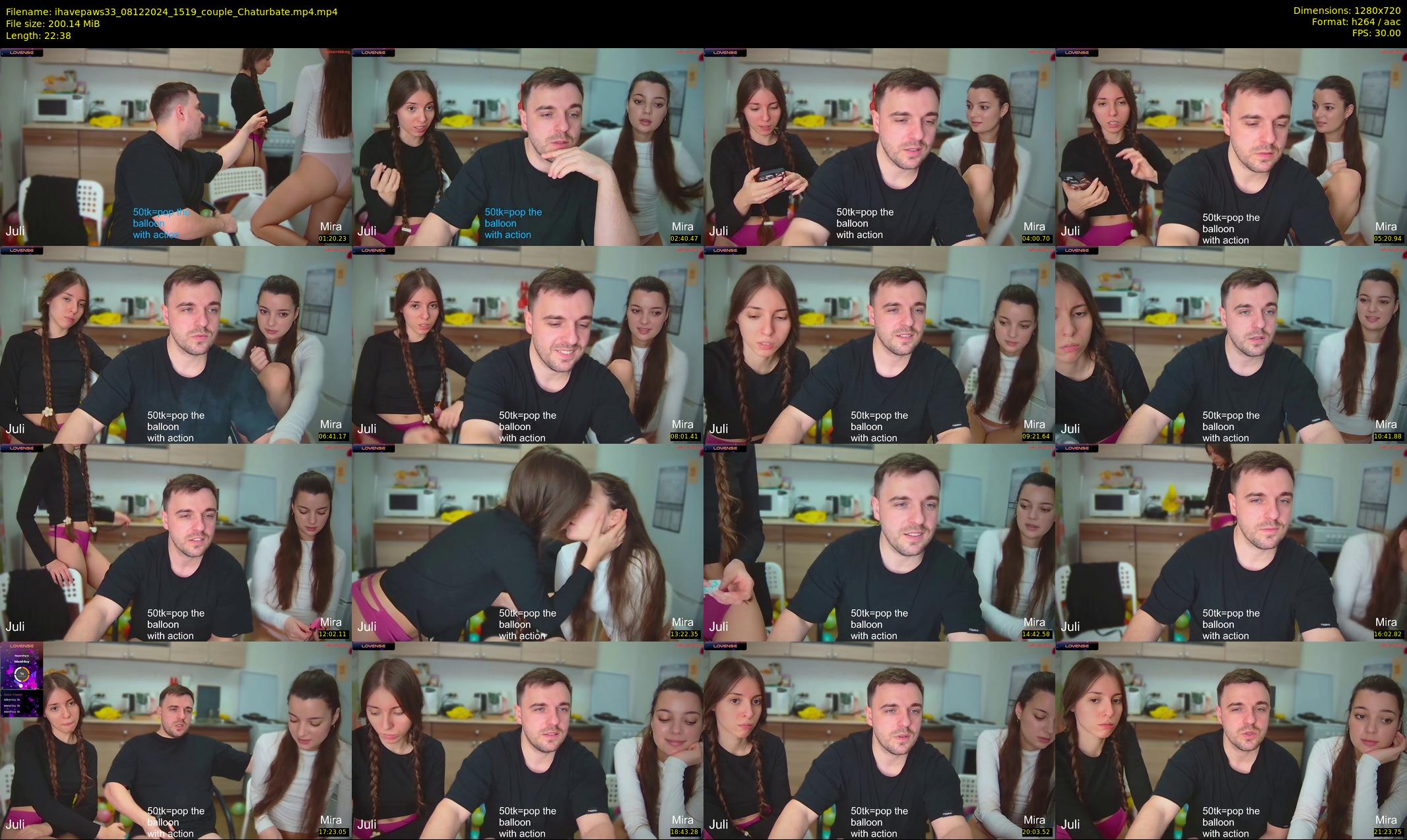 ihavepaws33 — 23 minute Chaturbate couple cam show recording, 720p, Dec 8, 2024