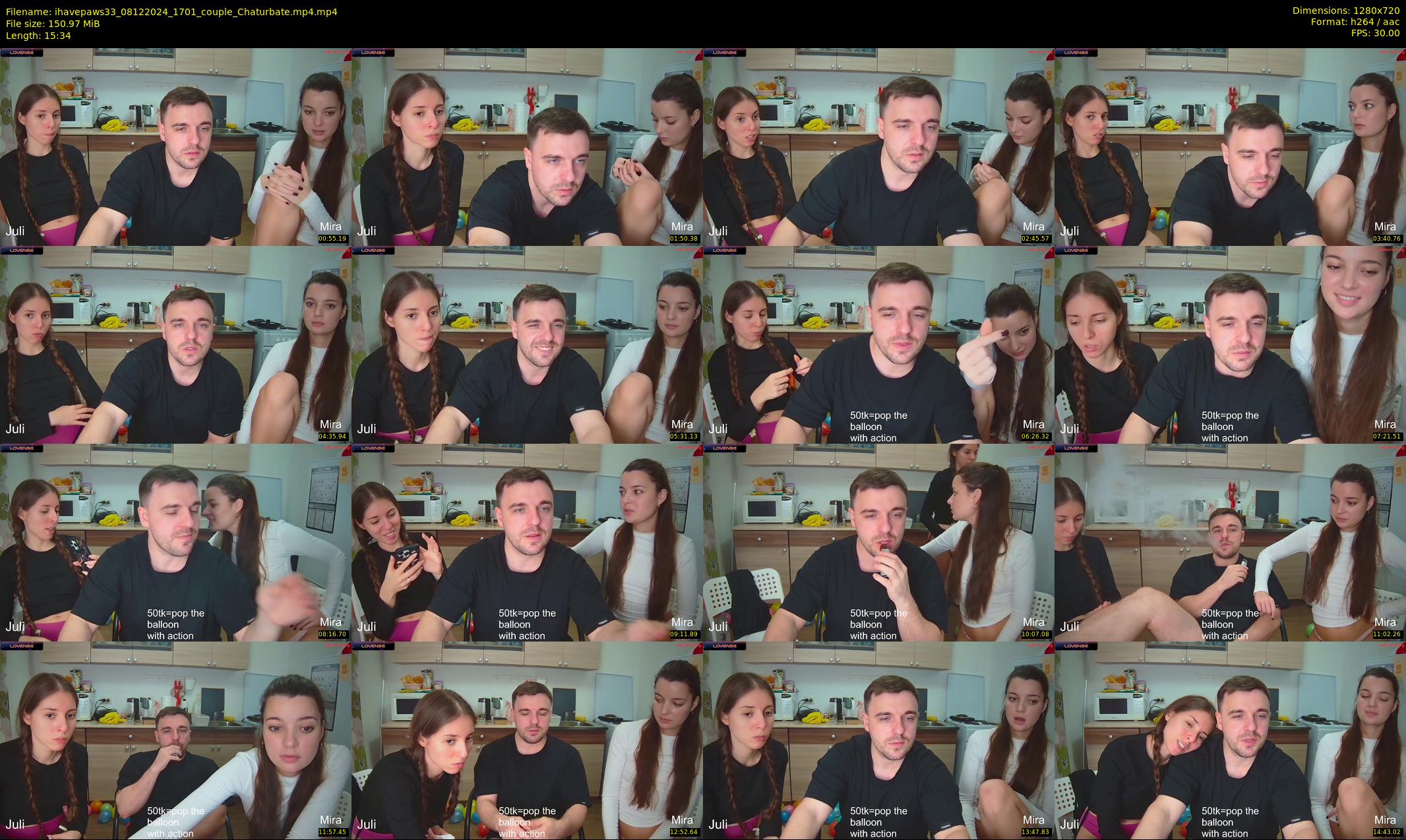 ihavepaws33 — 16 minute Chaturbate couple cam show recording, 720p, Dec 8, 2024