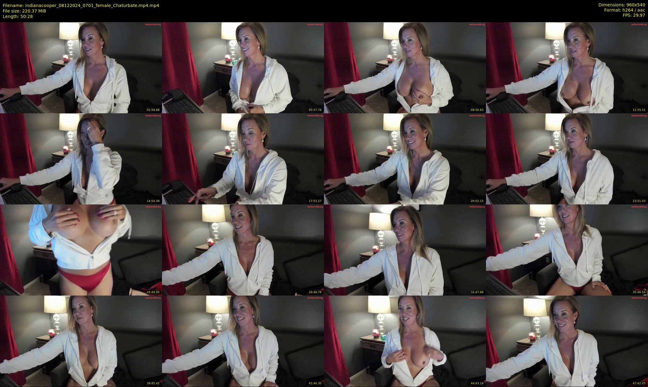 indianacooper — 51 minute Chaturbate female cam show recording, 480p, Dec 8, 2024