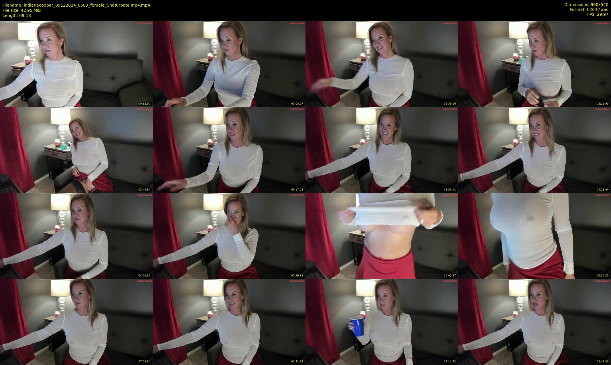 indianacooper — 10 minute Chaturbate female cam show recording, 480p, Dec 9, 2024