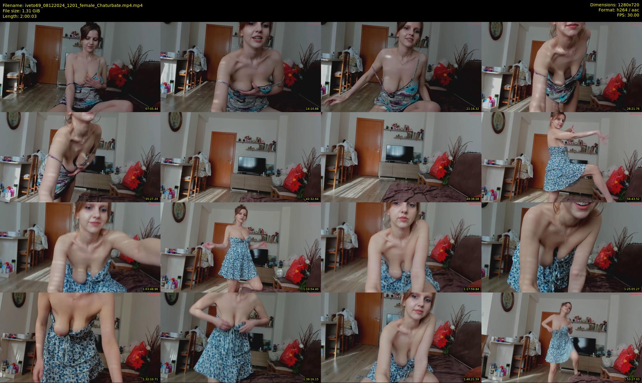 iveto69 — 121 minute Chaturbate female cam show recording, 720p, Dec 8, 2024