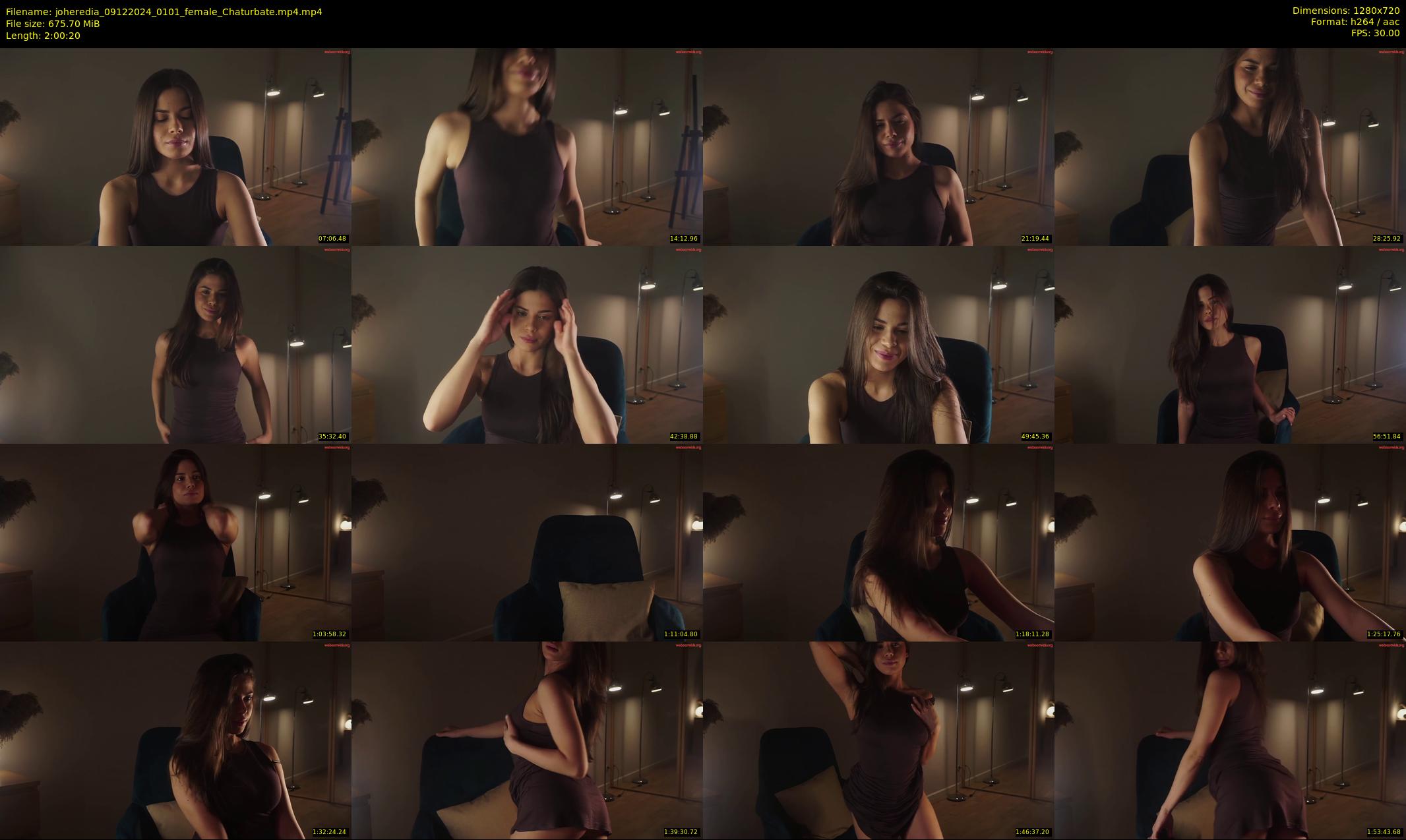 joheredia — 121 minute Chaturbate female cam show recording, 720p, Dec 9, 2024