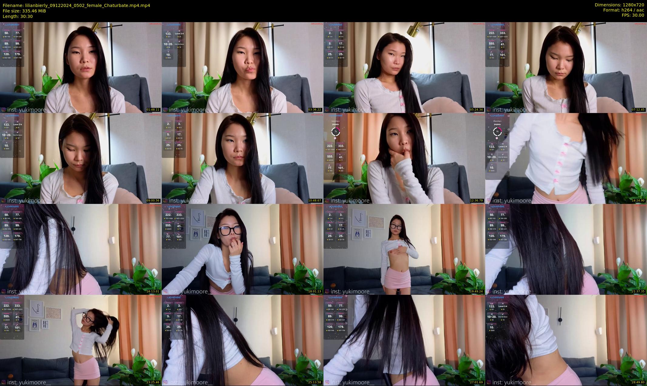 lilianbierly — 31 minute Chaturbate female cam show recording, 720p, Dec 9, 2024