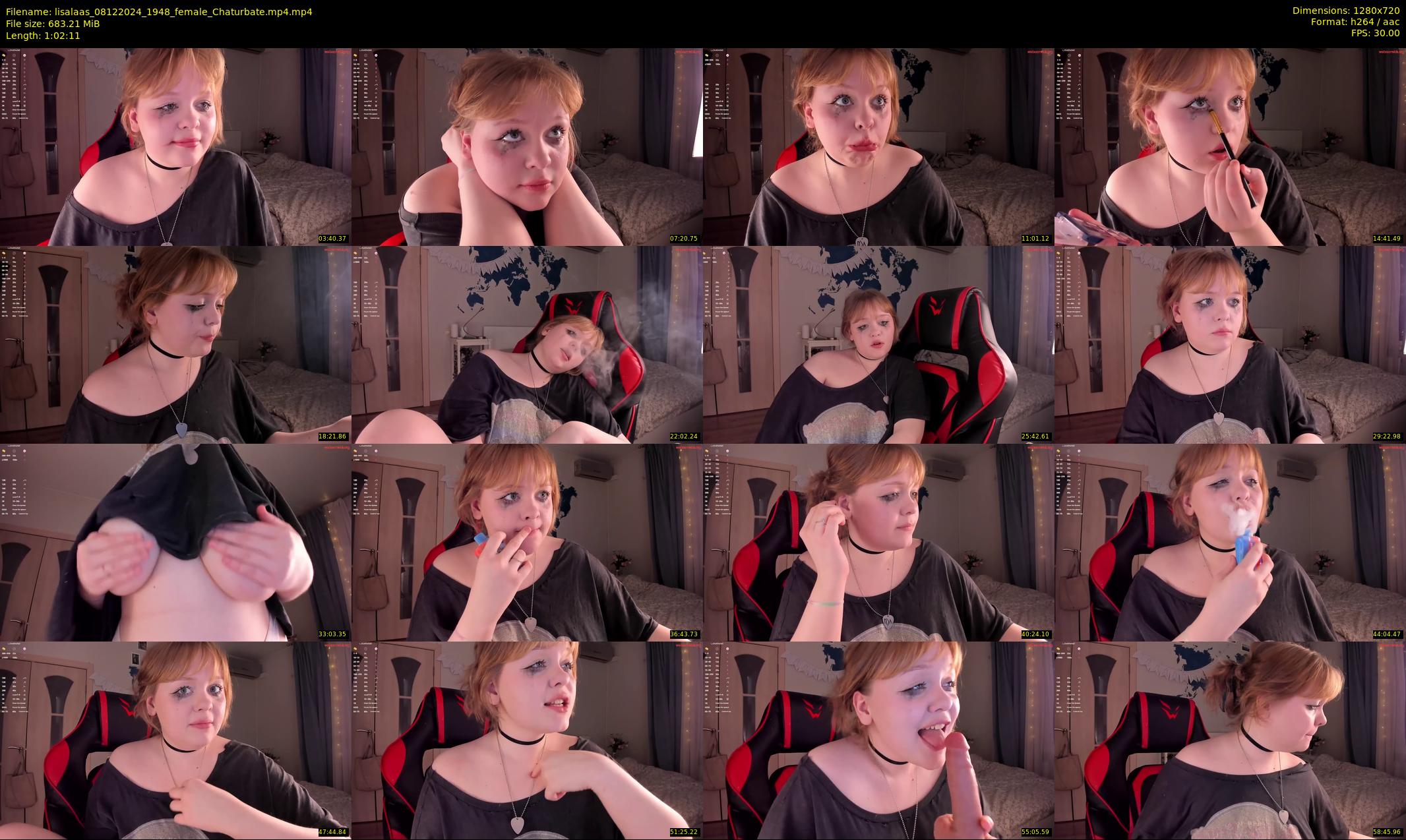 lisalaas — 63 minute Chaturbate female cam show recording, 720p, Dec 8, 2024