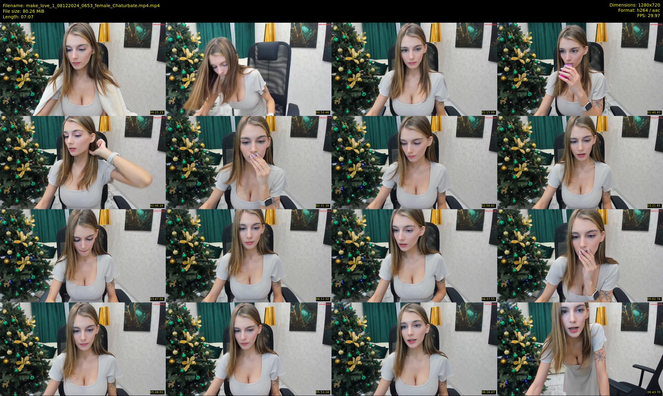 make_love_1 — 8 minute Chaturbate female cam show recording, 720p, Dec 8, 2024