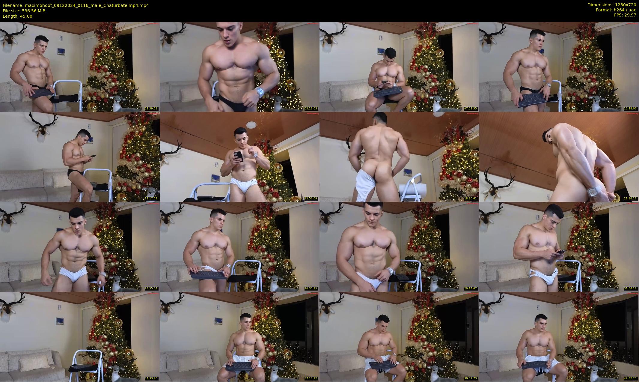 maximohoot — 45 minute Chaturbate male cam show recording, 720p, Dec 9, 2024