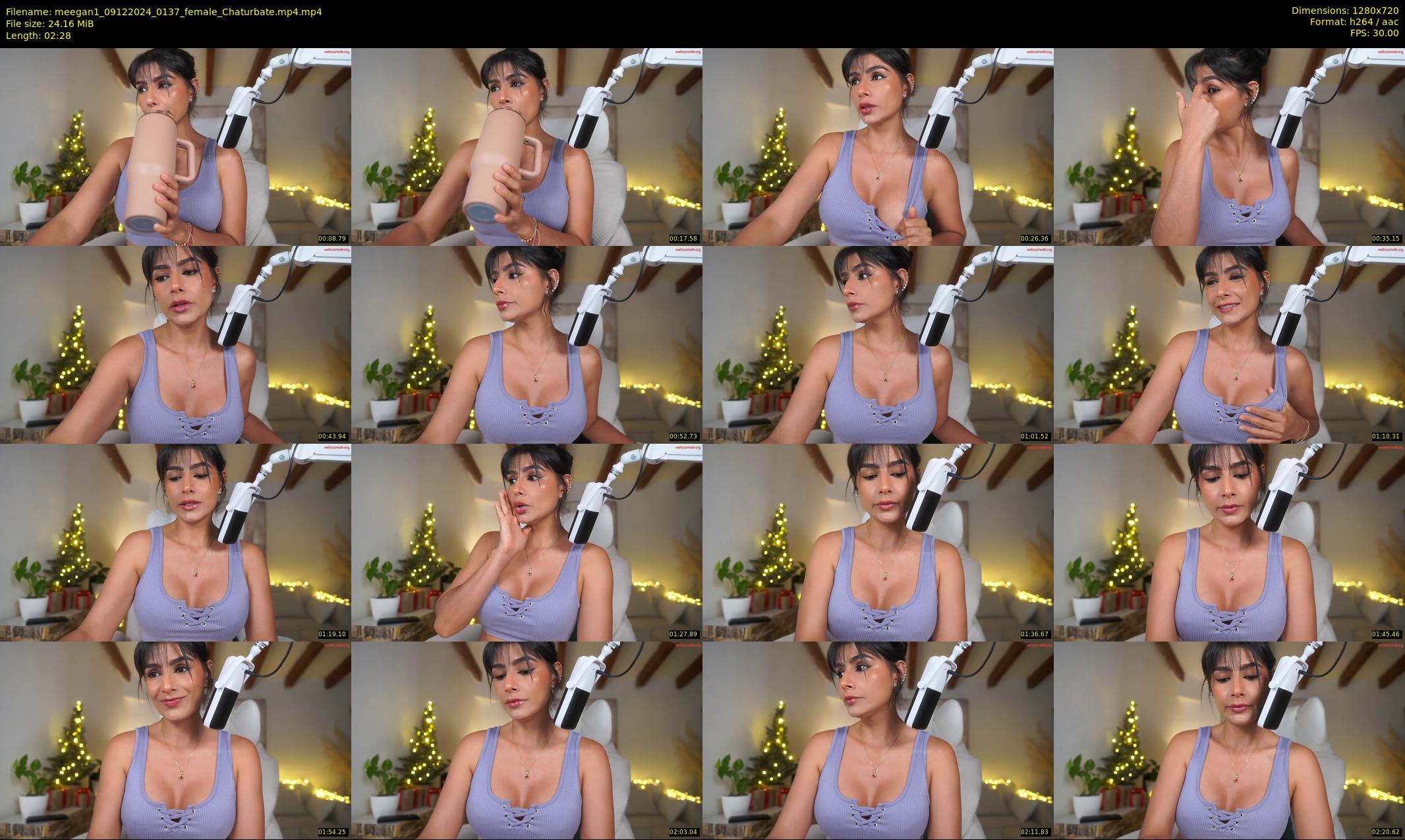 meegan1 — 3 minute Chaturbate female cam show recording, 720p, Dec 9, 2024