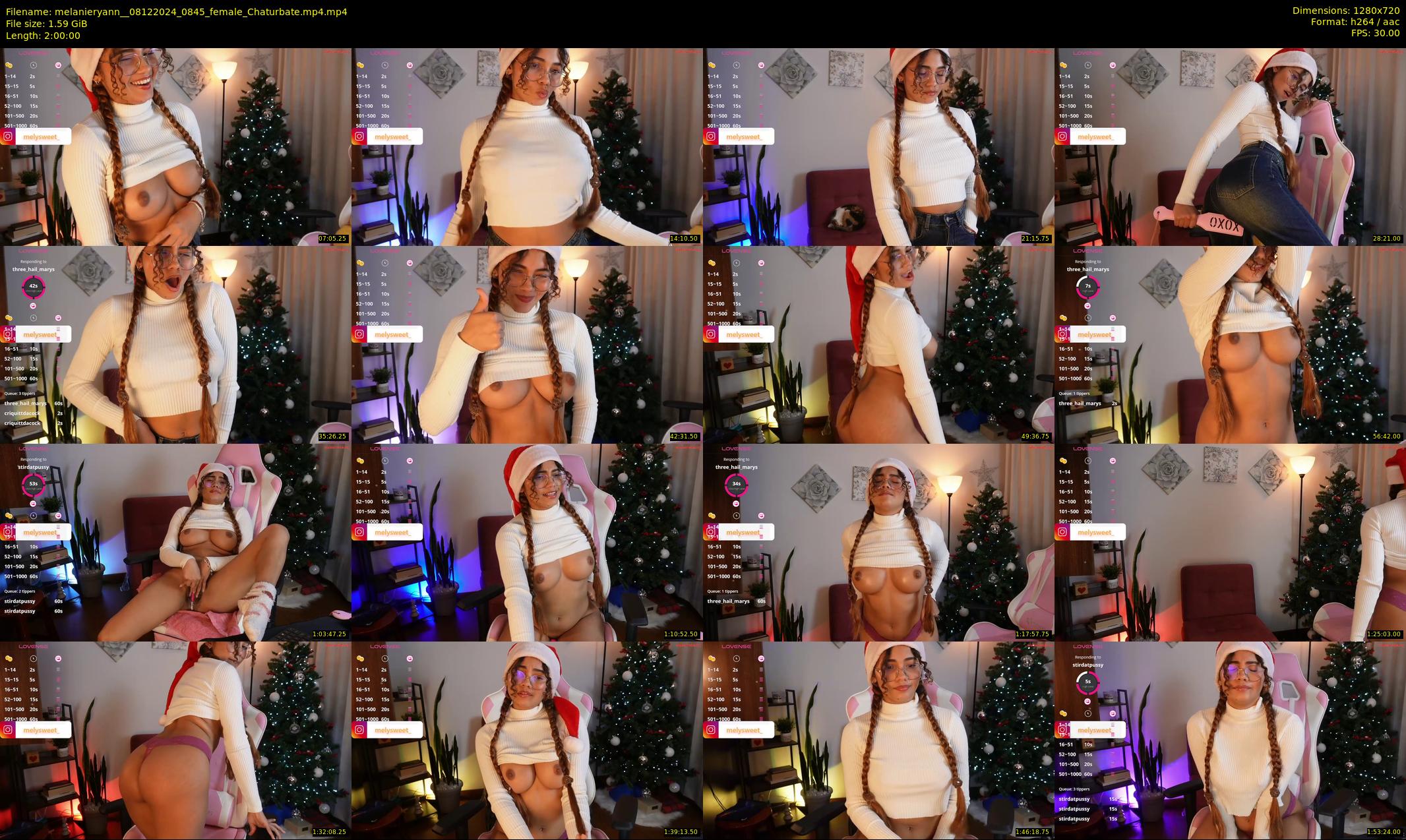 melanieryann_ — 120 minute Chaturbate female cam show recording, 720p, Dec 8, 2024