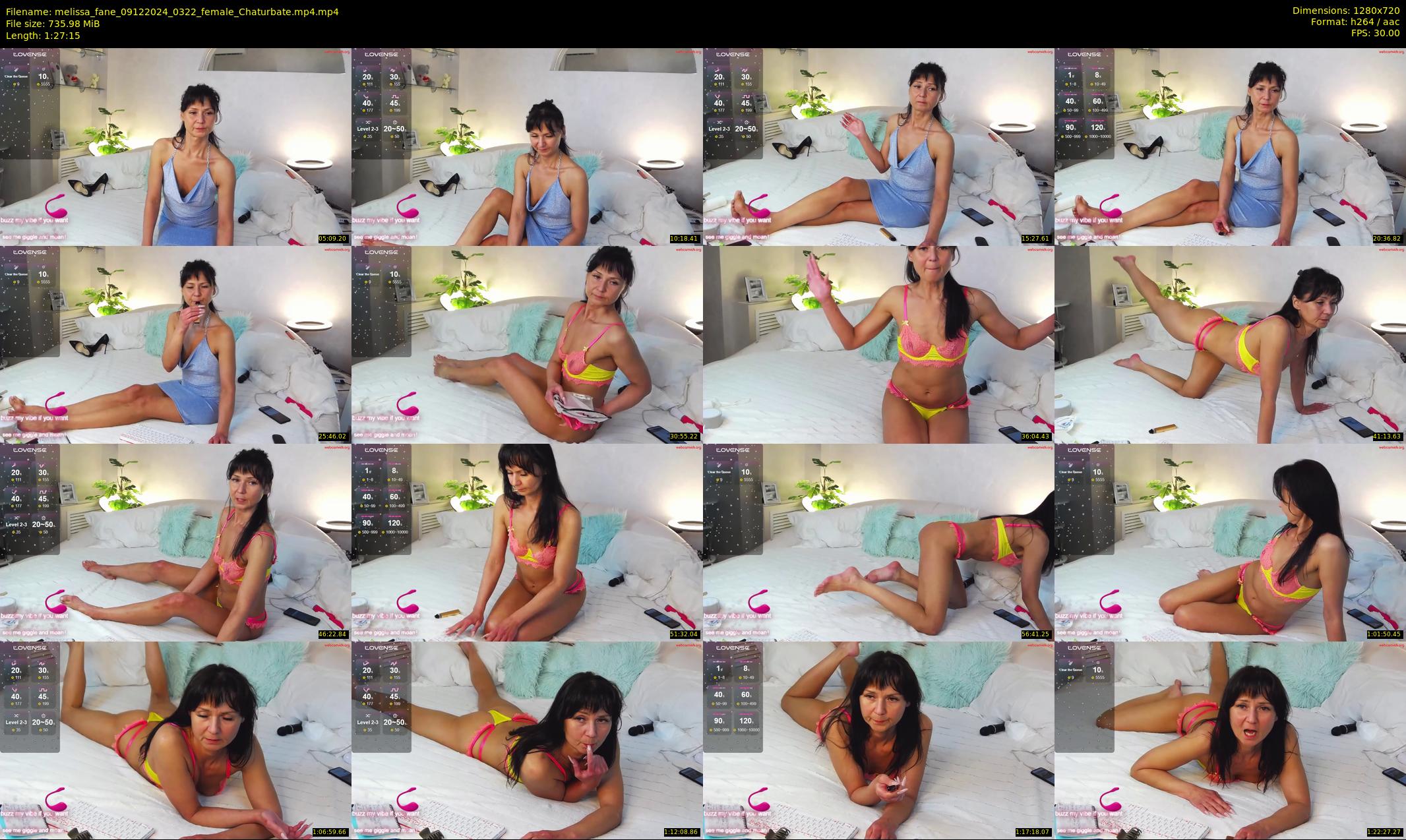melissa_fane — 88 minute Chaturbate female cam show recording, 720p, Dec 9, 2024
