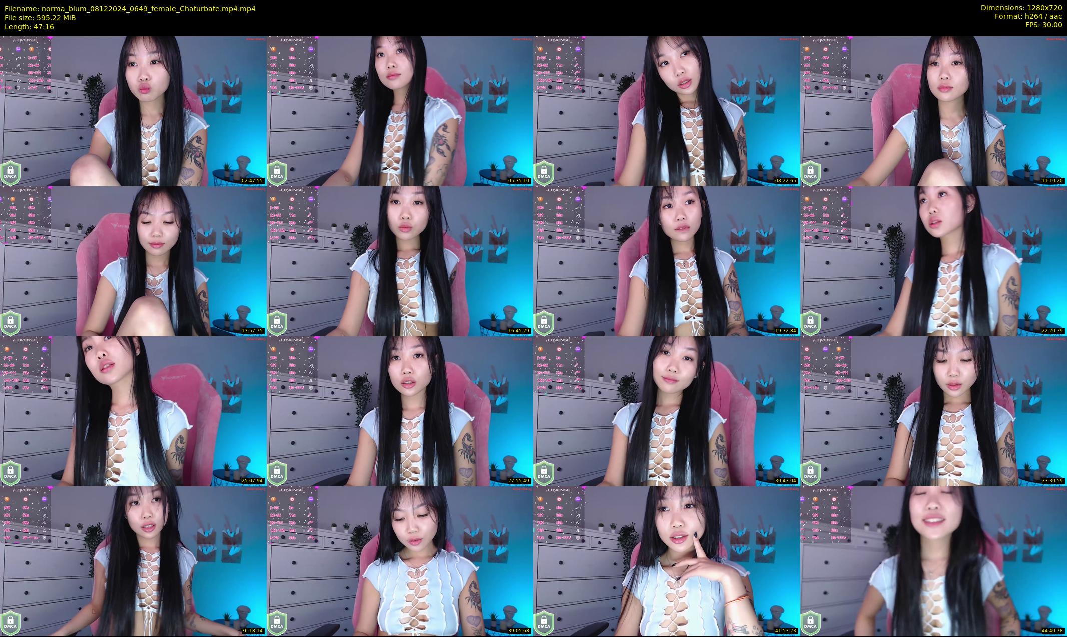 norma_blum — 48 minute Chaturbate female cam show recording, 720p, Dec 8, 2024