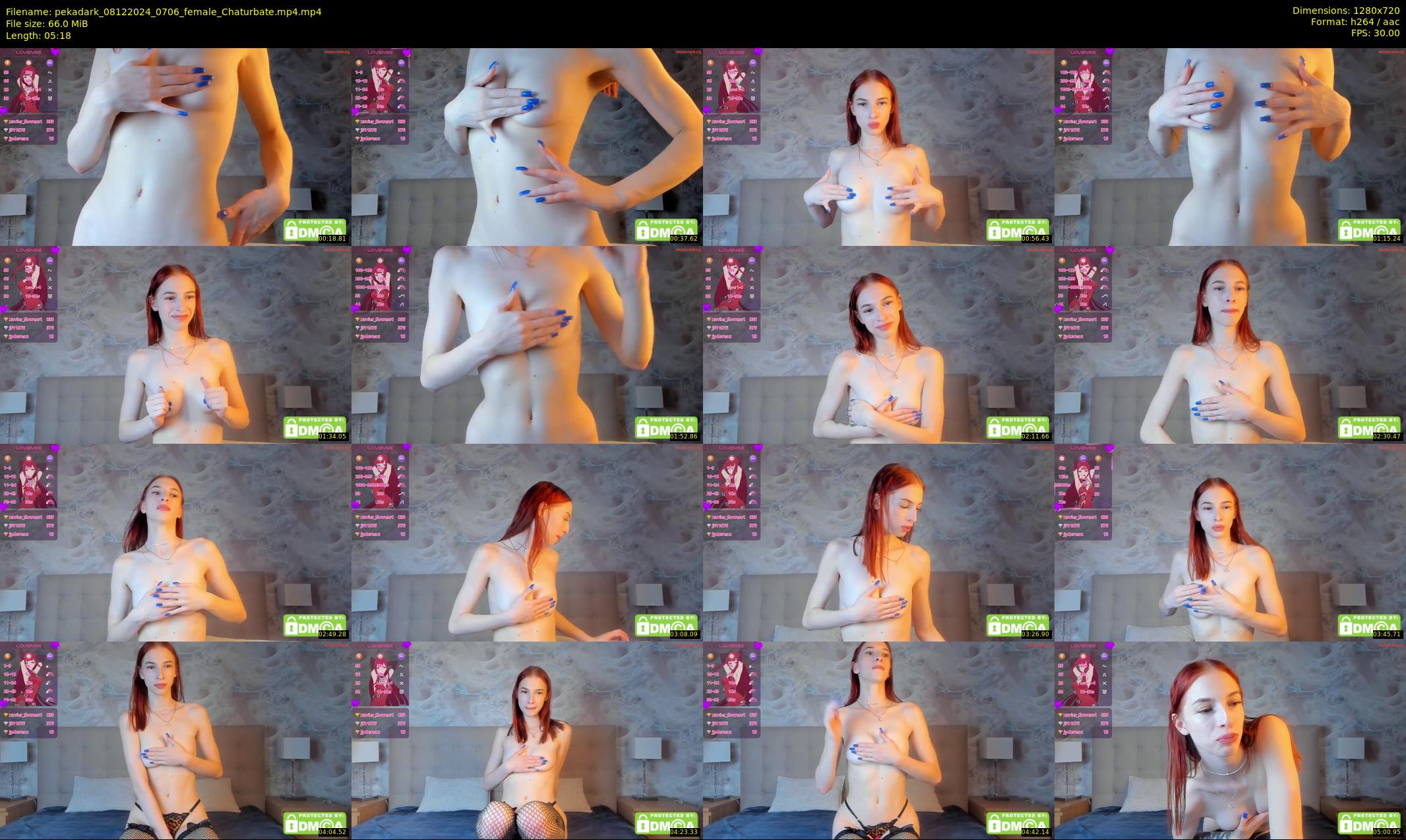 pekadark — 6 minute Chaturbate female cam show recording, 720p, Dec 8, 2024