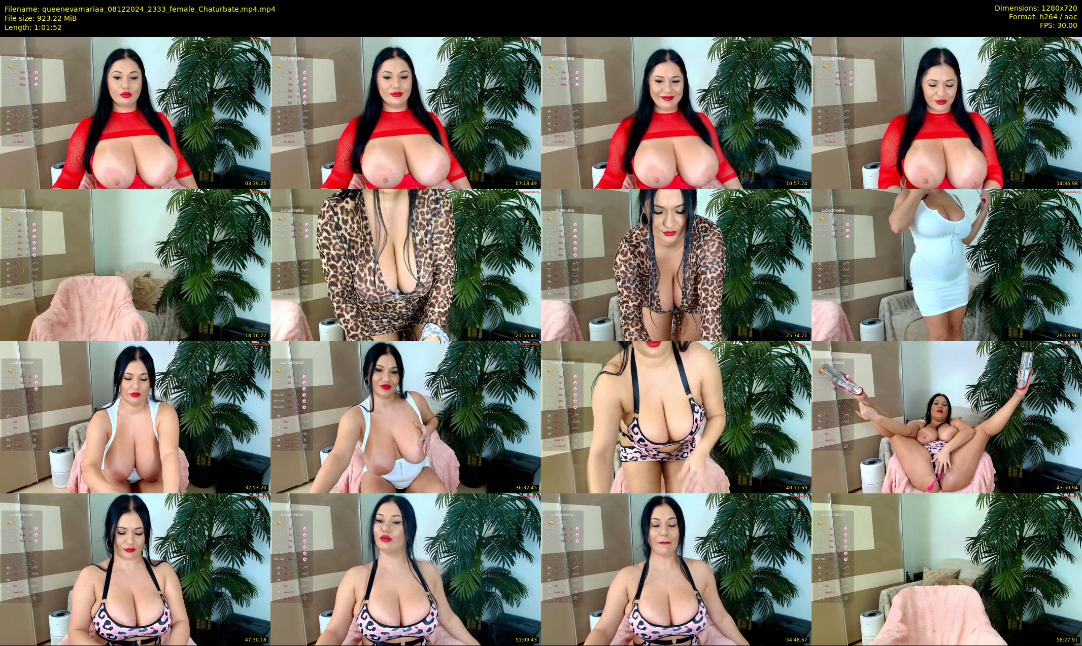queenevamariaa — 62 minute Chaturbate female cam show recording, 720p, Dec 8, 2024