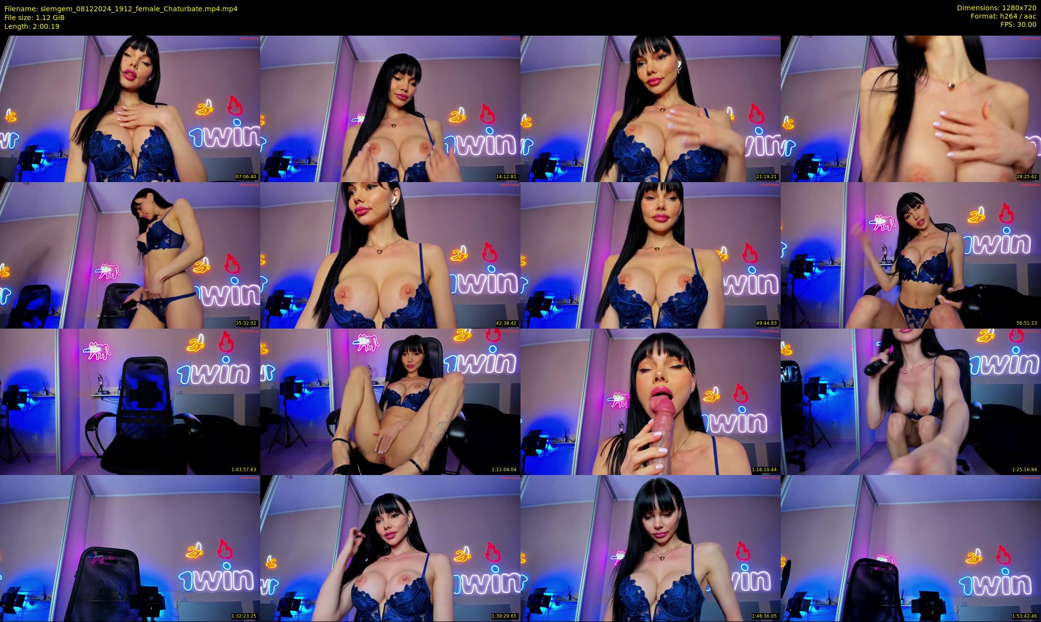slemgem — 121 minute Chaturbate couple cam show recording, 720p, Dec 8, 2024
