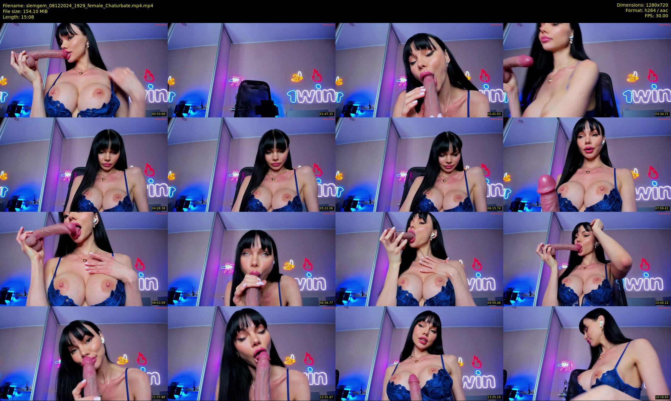 slemgem — 16 minute Chaturbate couple cam show recording, 720p, Dec 8, 2024