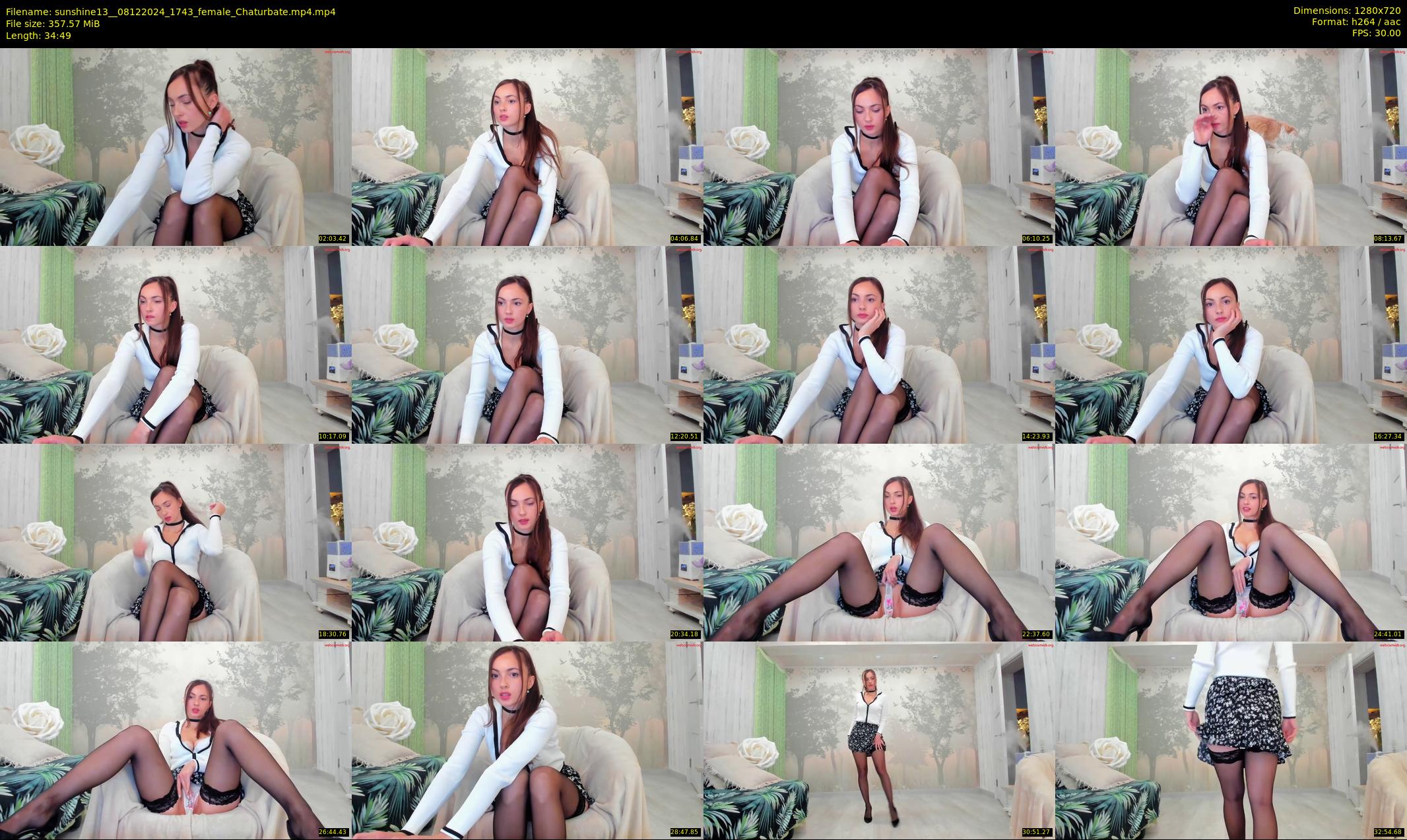 sunshine13_ — 35 minute Chaturbate female cam show recording, 720p, Dec 8, 2024