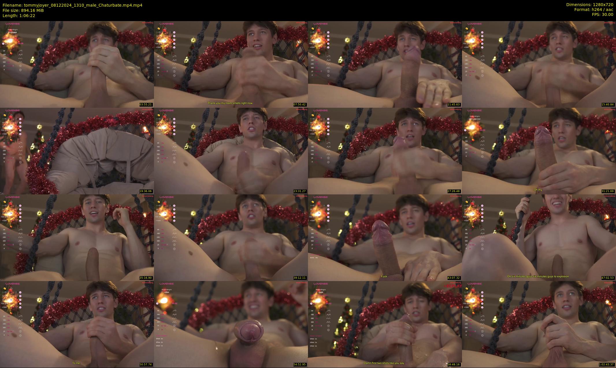 tommyjoyer — 67 minute Chaturbate male cam show recording, 720p, Dec 8, 2024