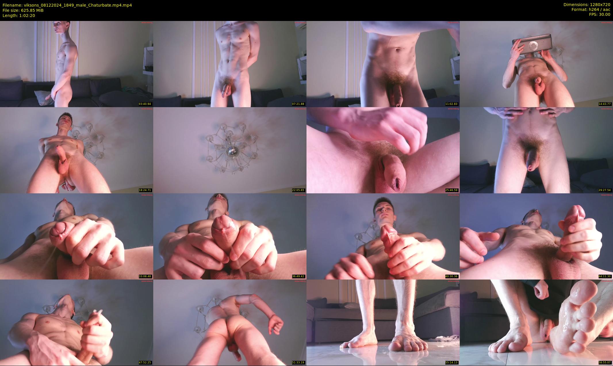 viksons — 63 minute Chaturbate male cam show recording, 720p, Dec 8, 2024