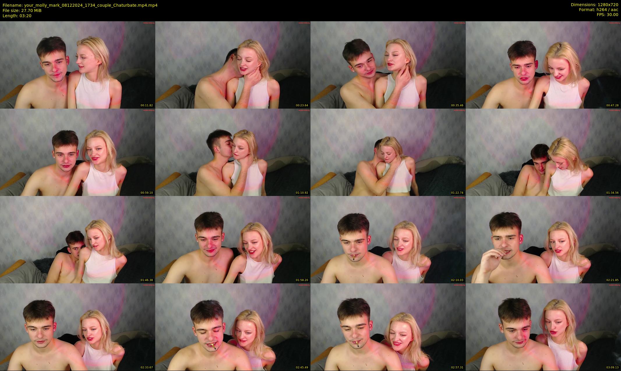 your_molly_mark — 4 minute Chaturbate couple cam show recording, 720p, Dec 8, 2024