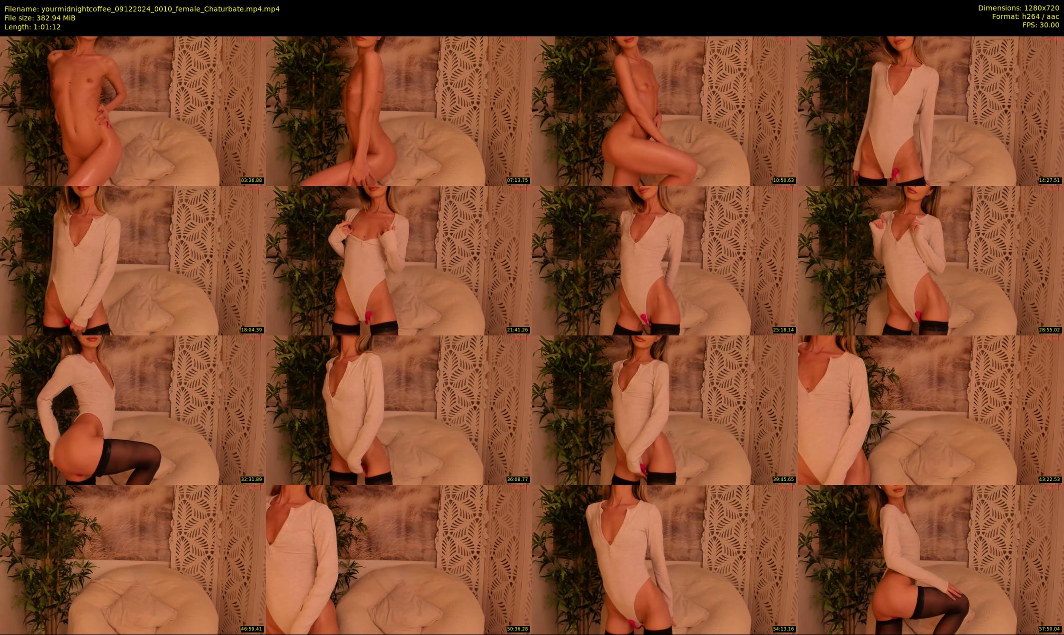 yourmidnightcoffee — 62 minute Chaturbate female cam show recording, 720p, Dec 9, 2024