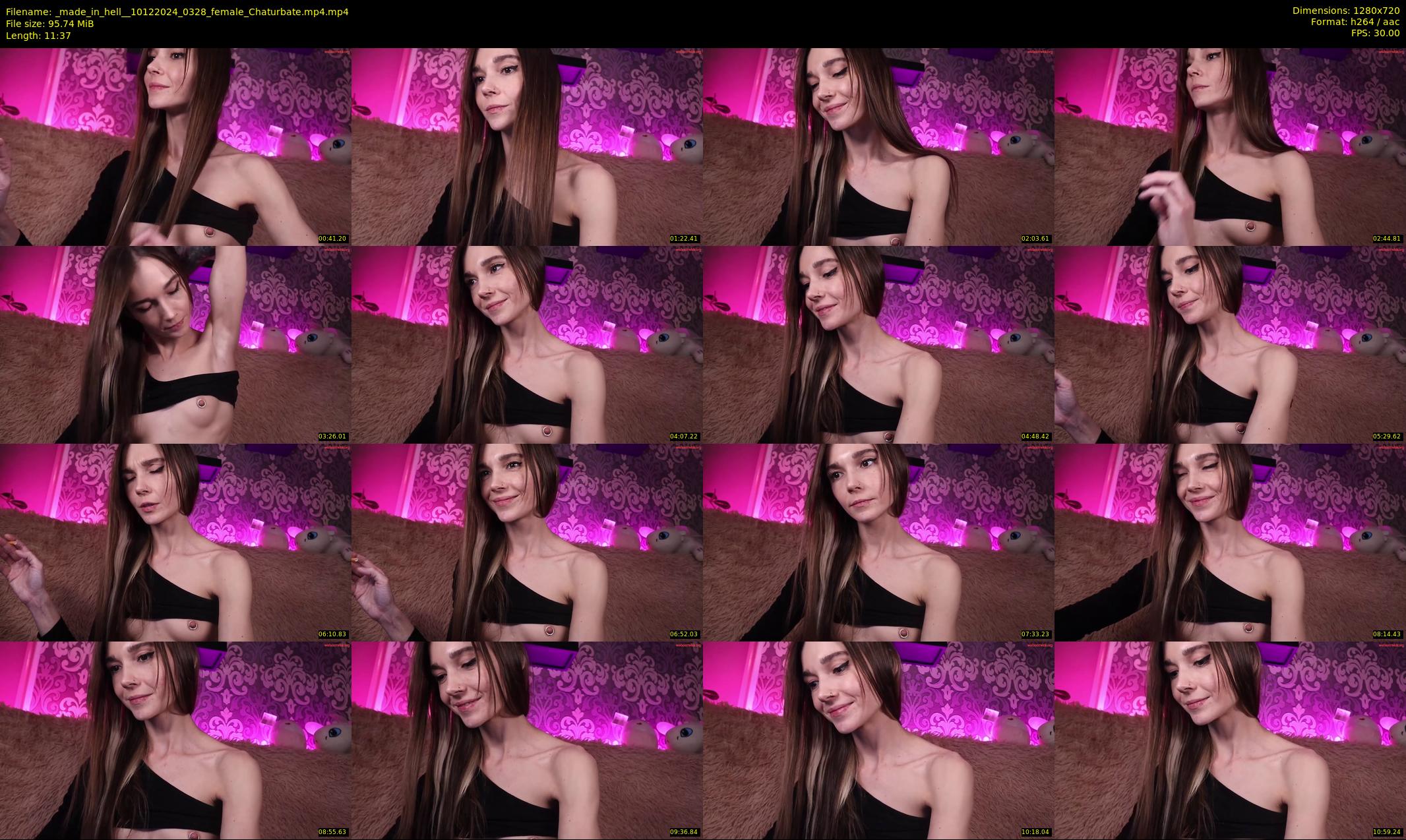_made_in_hell_ — 12 minute Chaturbate female cam show recording, 720p, Dec 10, 2024